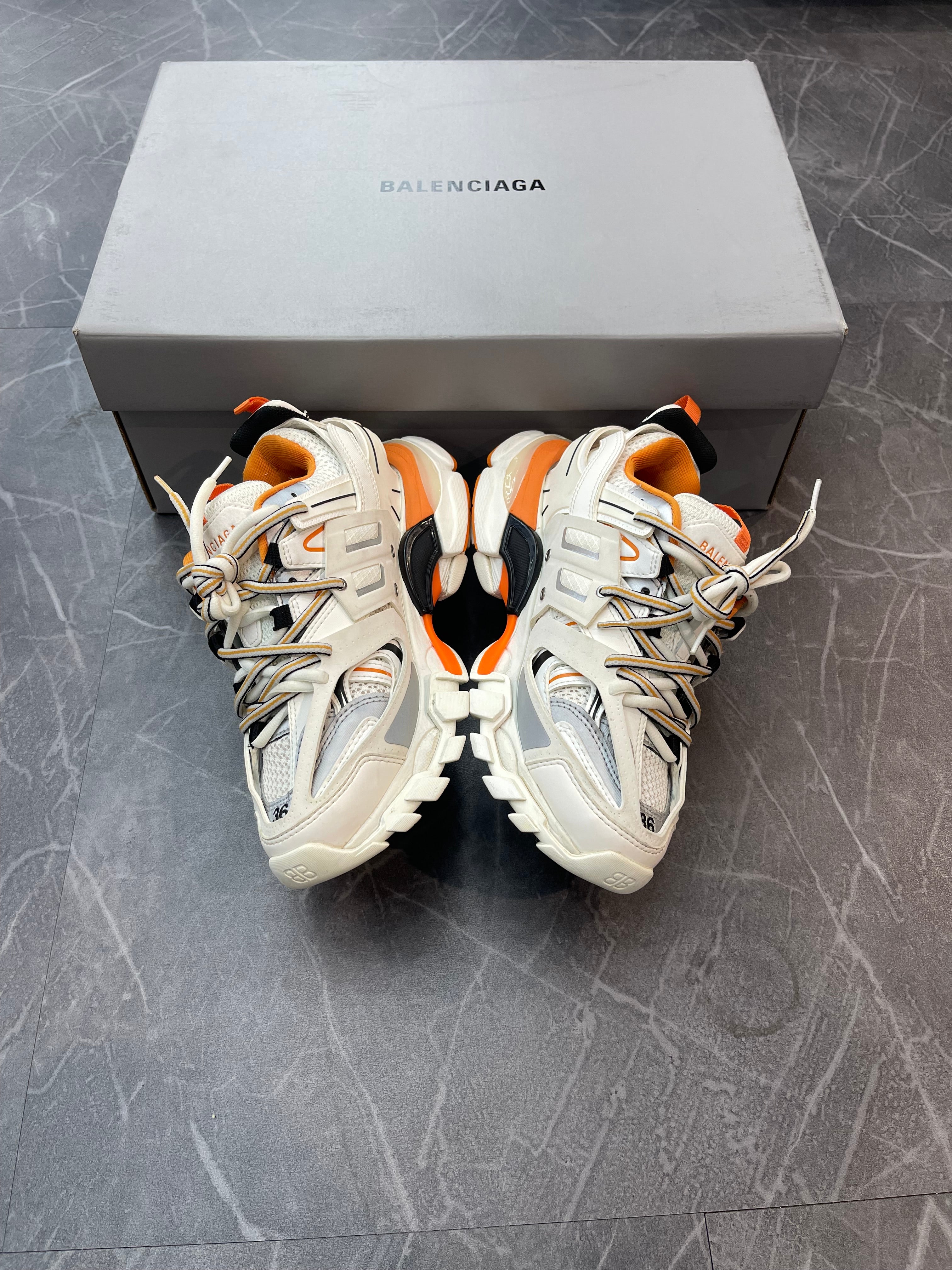 Balenciaga Track Runner “White Orange”