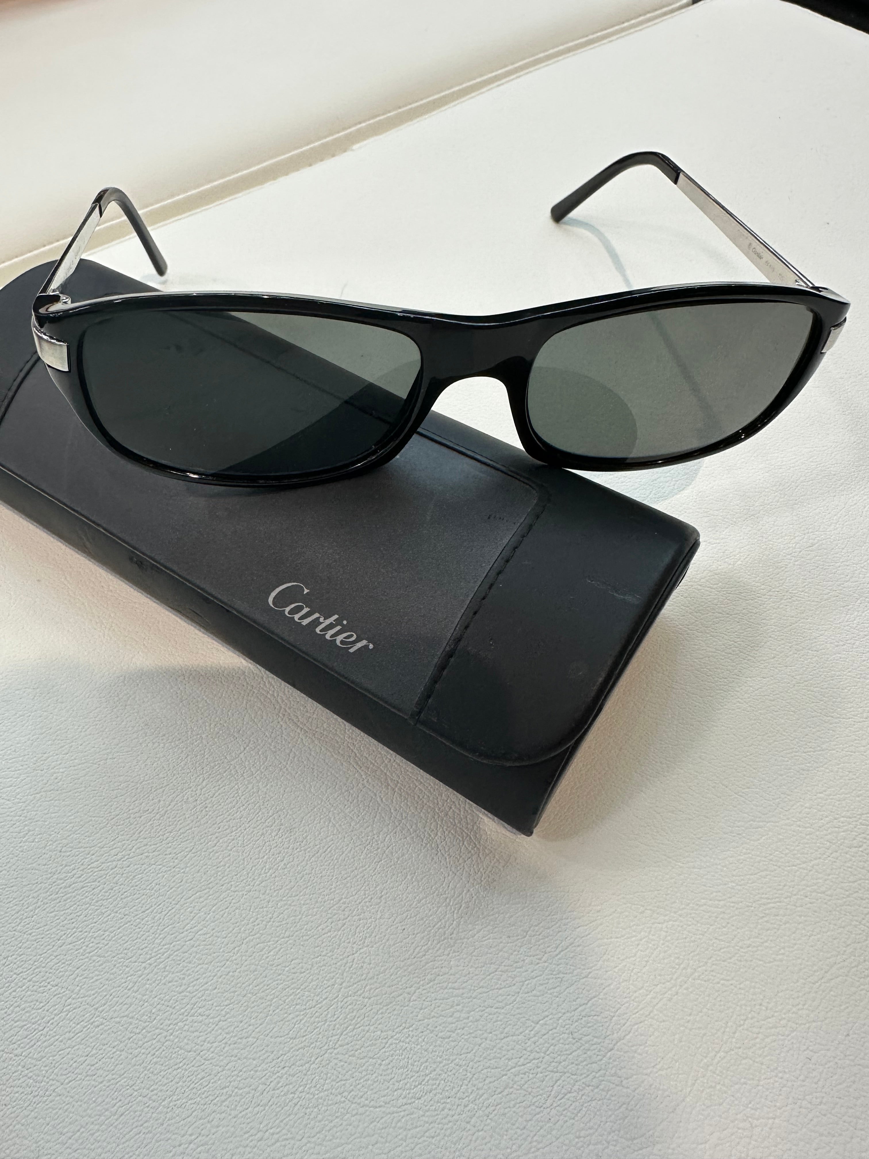 Cartier Sunglasses “Black Silver”