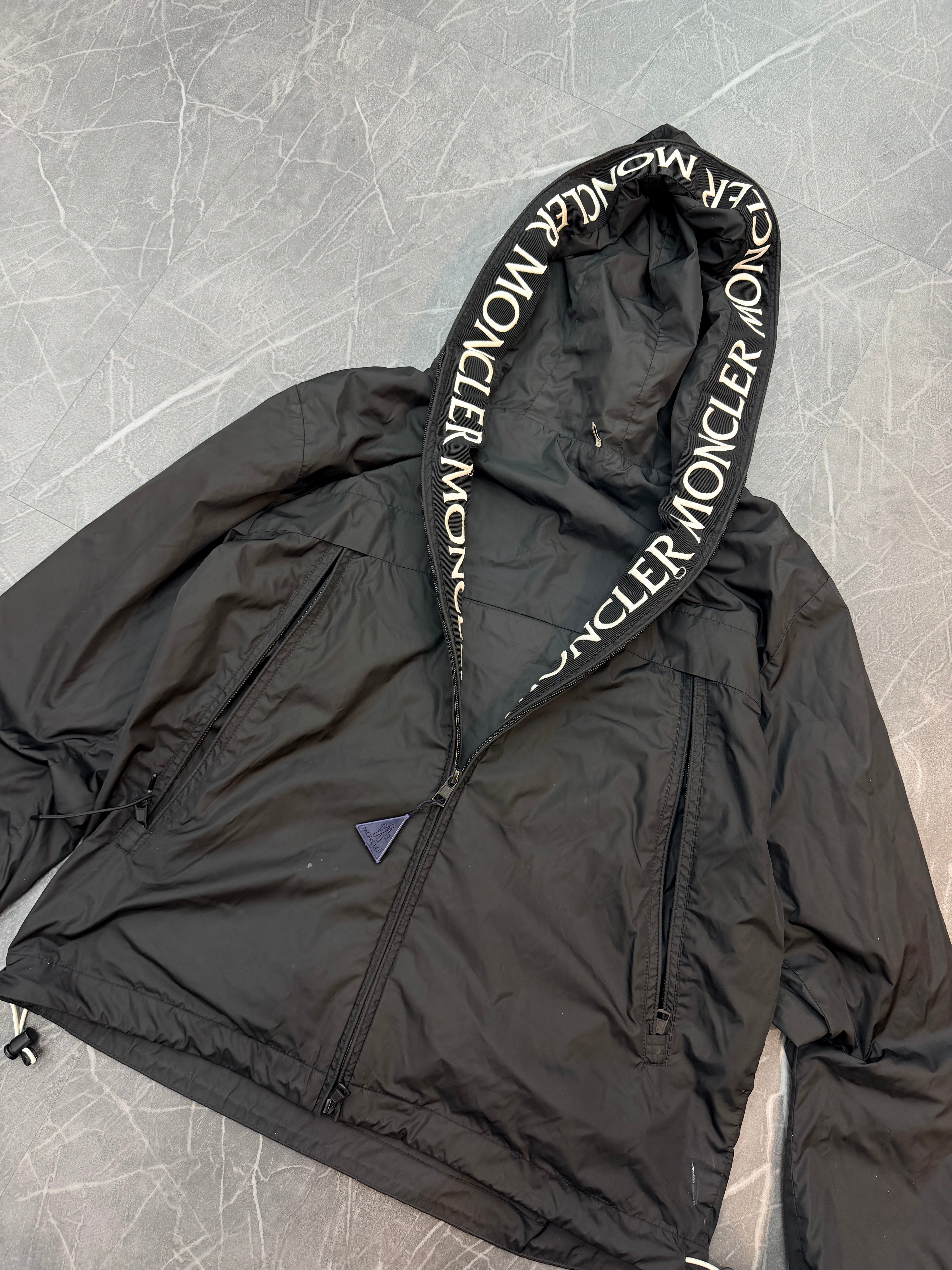 Moncler Black Zip Up Jacket