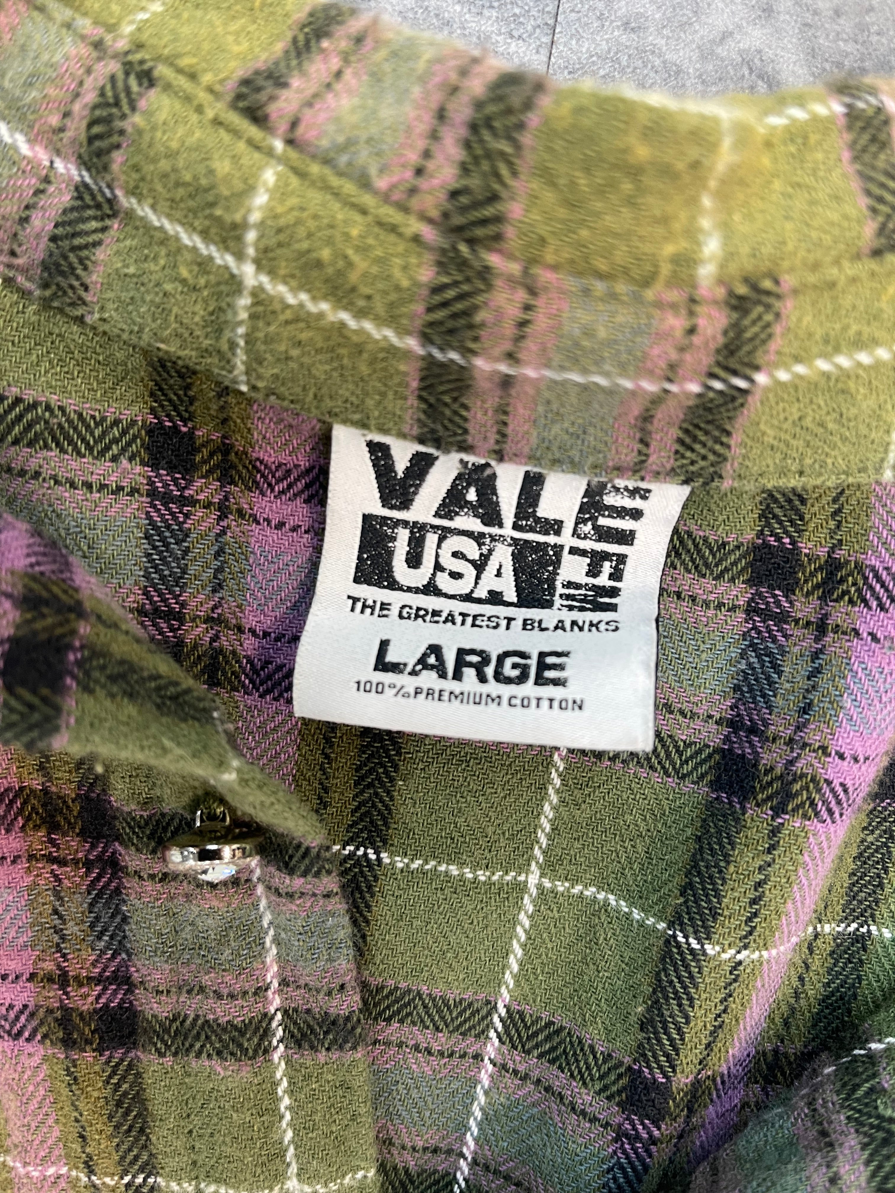 Vale Forever Flannel “Purple/Green”