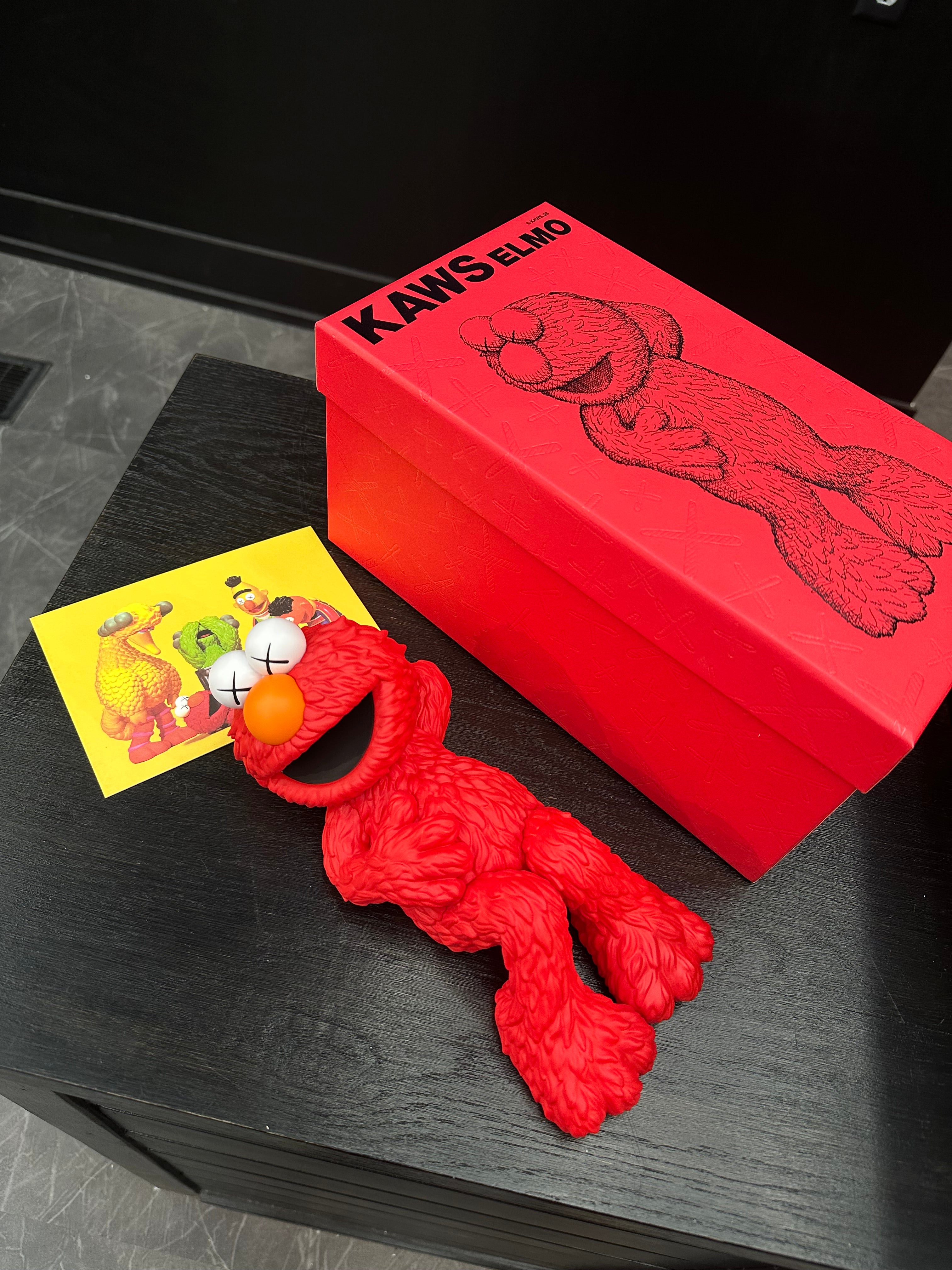 KAWS Sesame Street Elmo Vinyl Figure