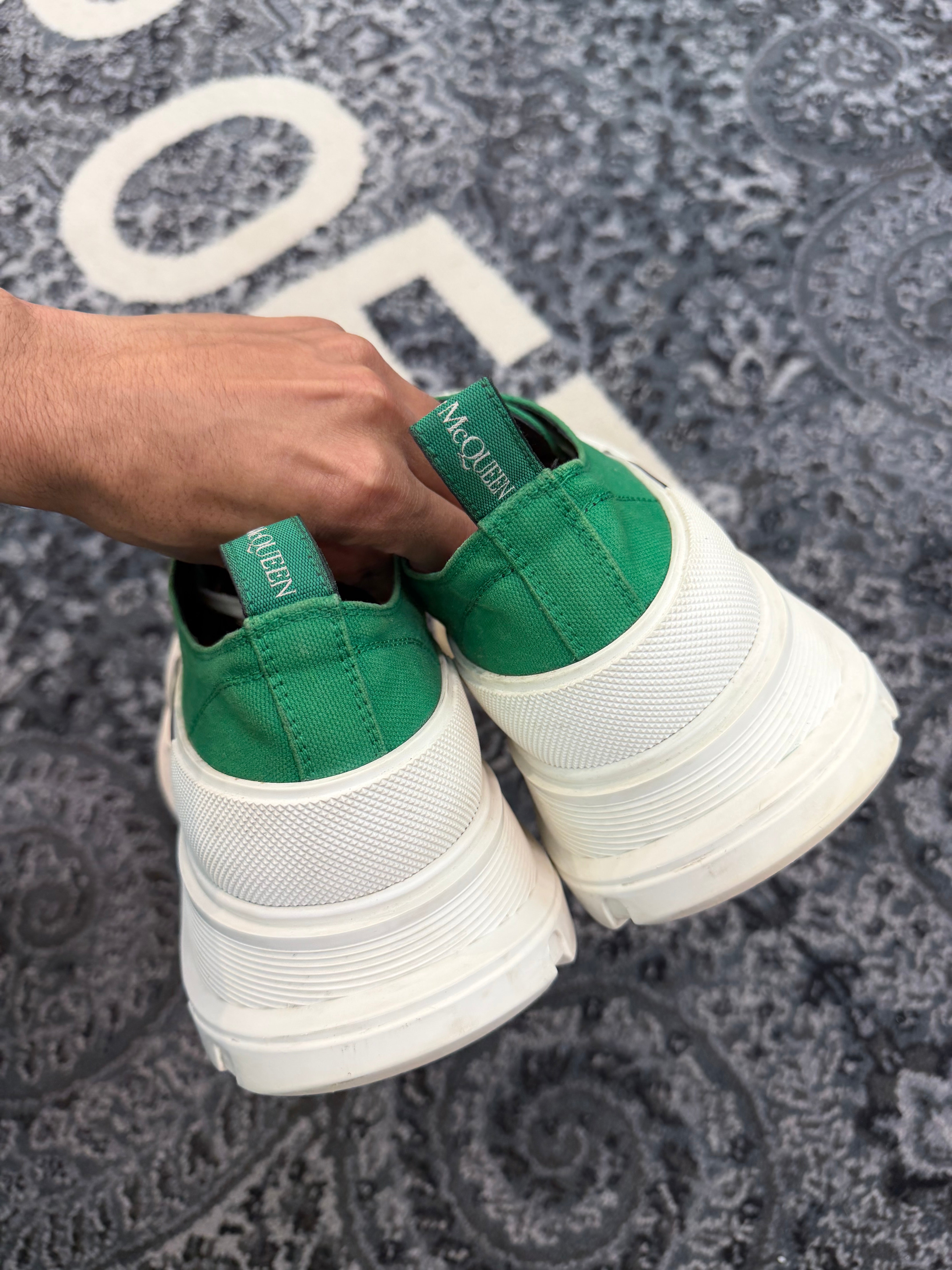 Alexander McQueen Tread Slick Lace Up “Green”