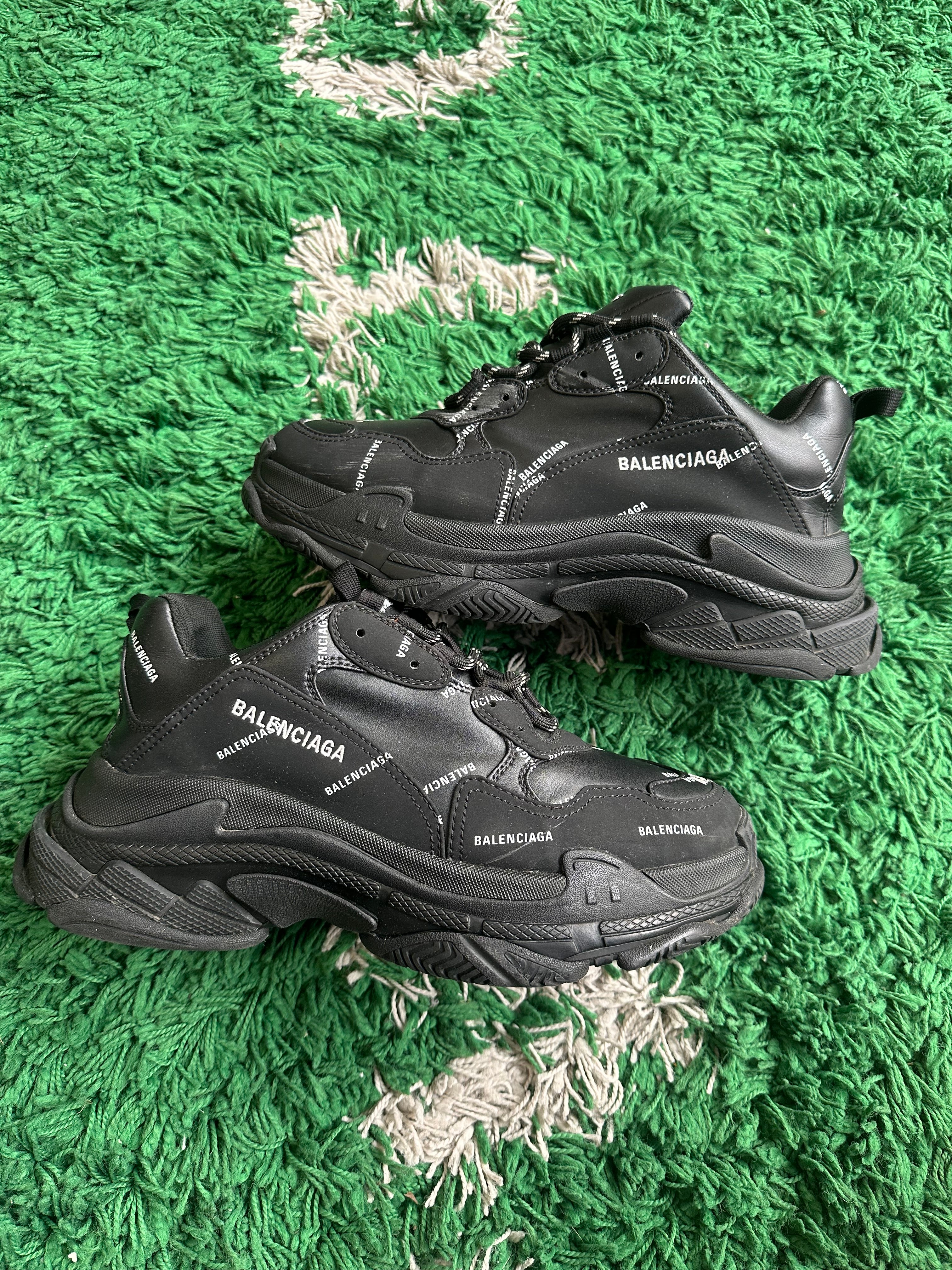 Balenciaga Triple S “Black Logo”