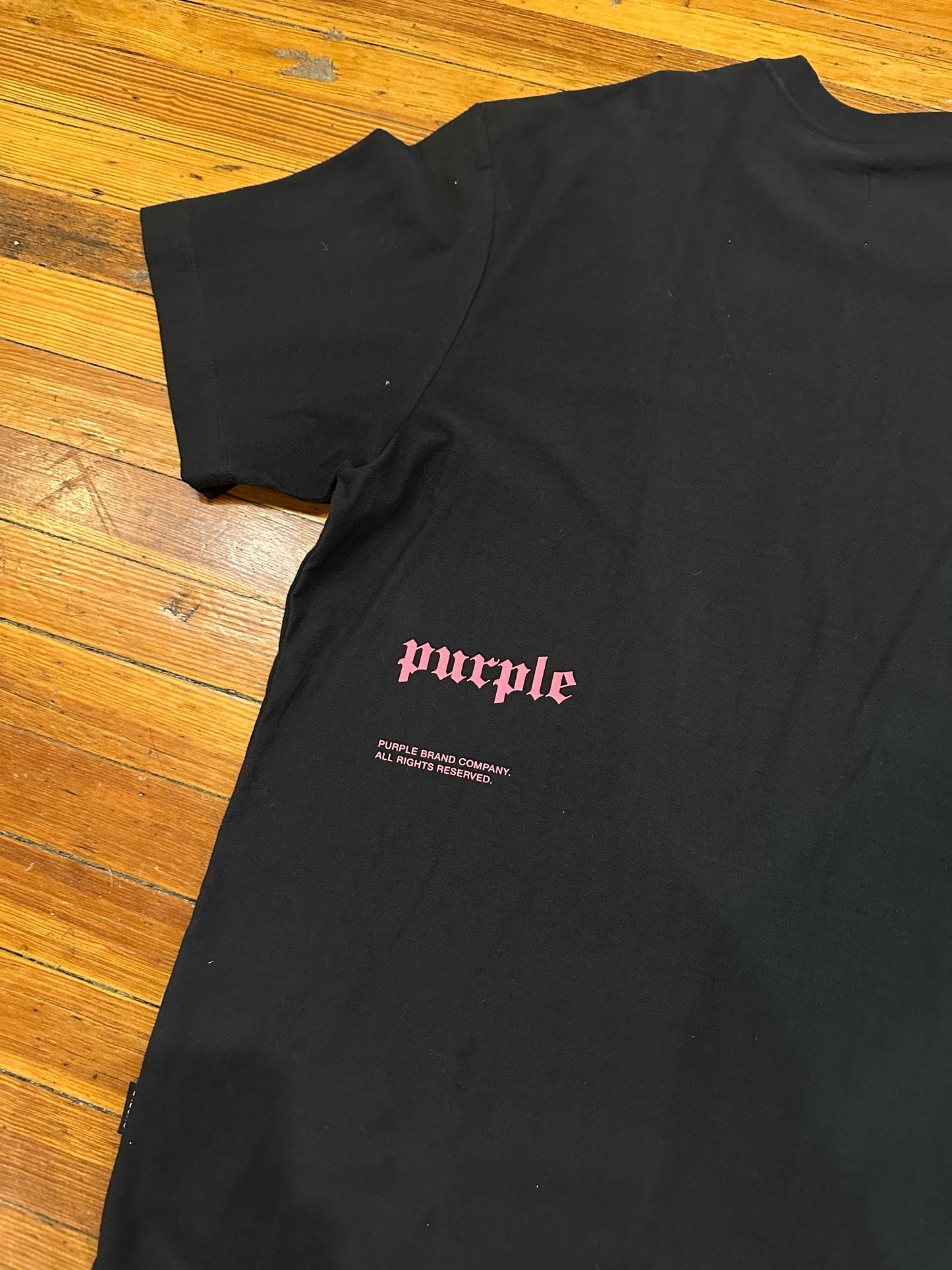 Purple Brand Tee “Glow P Logo”
