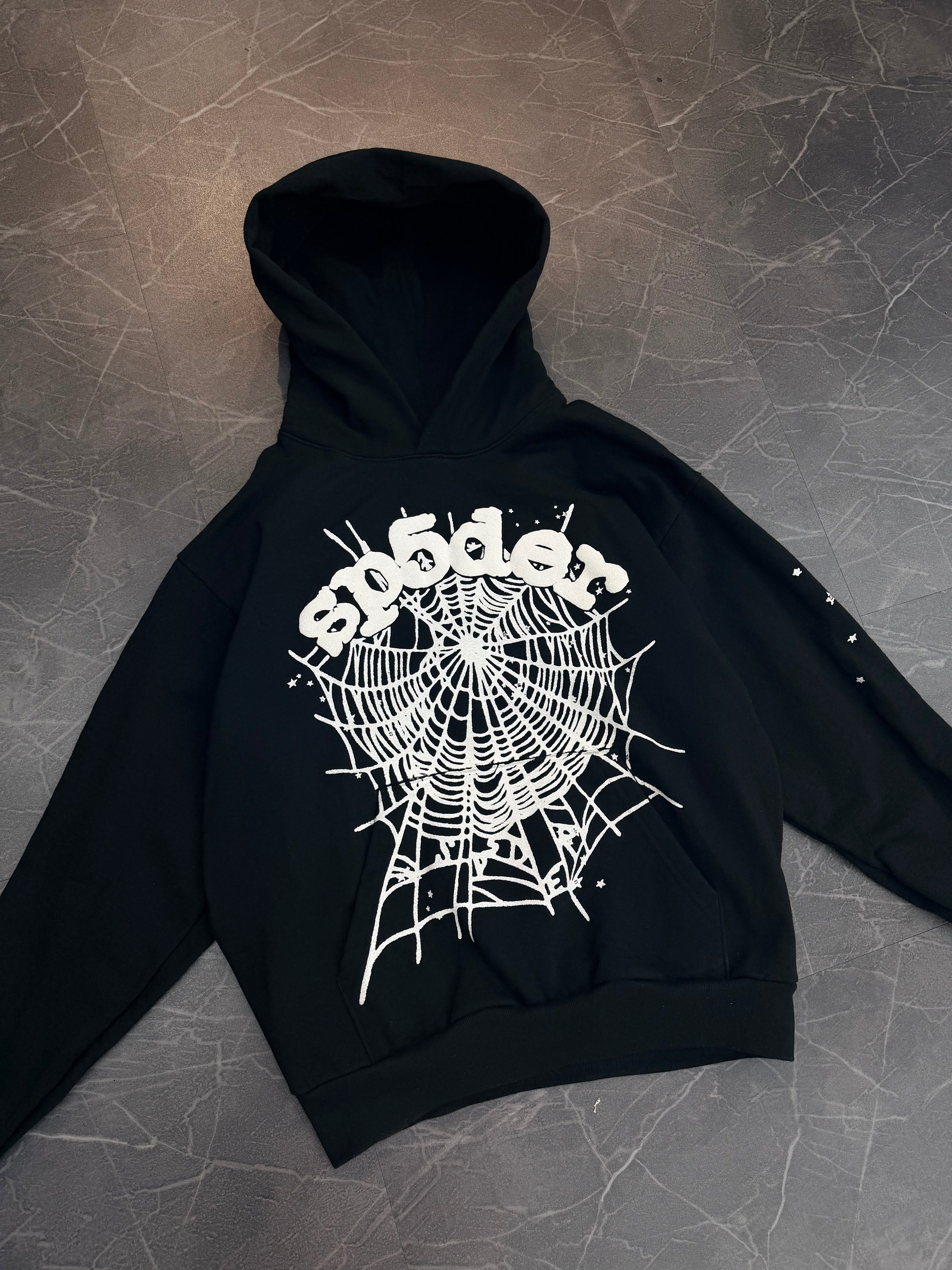 Sp5der Hoodie Black OG Web