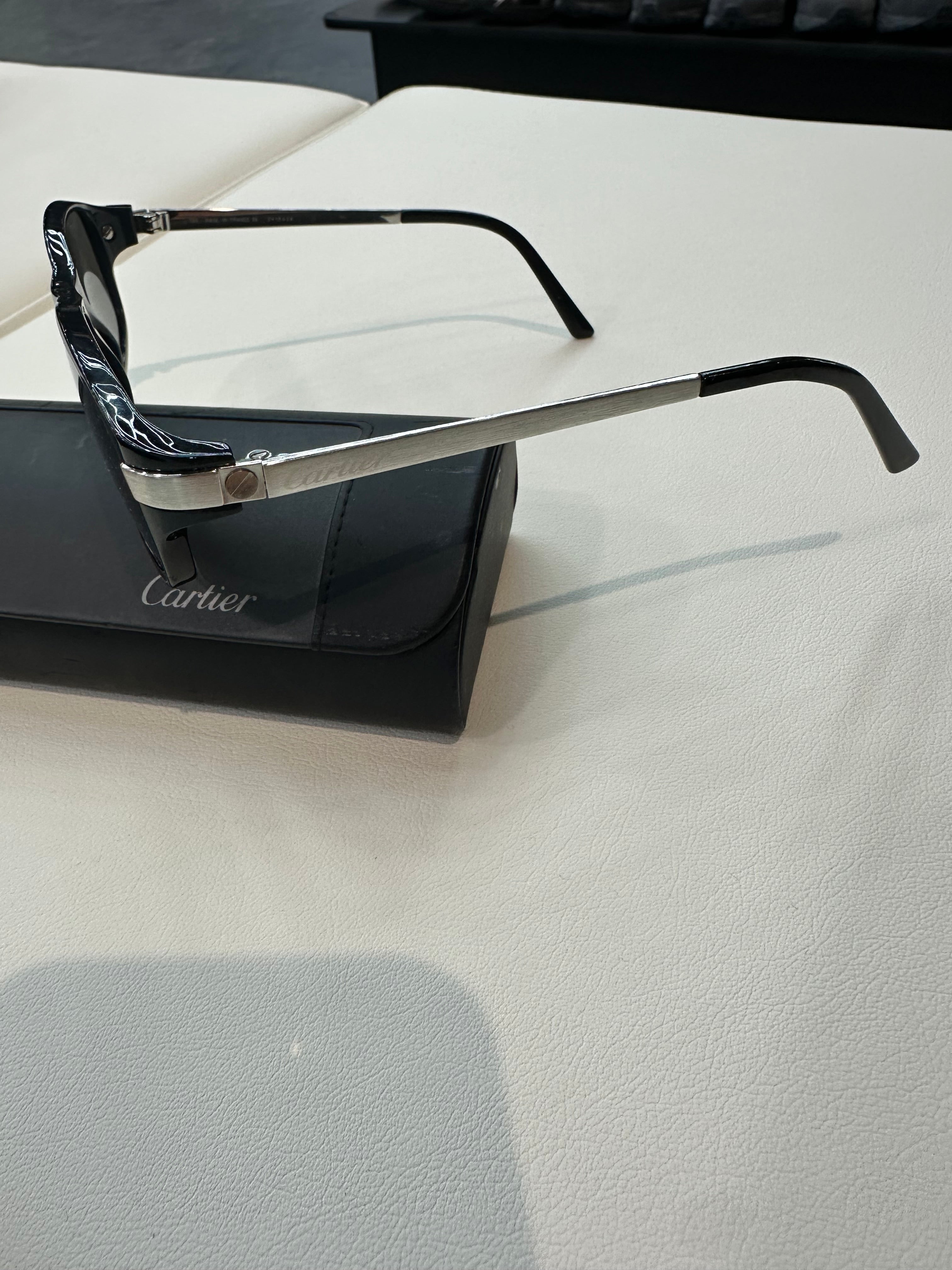 Cartier Sunglasses “Black Silver”