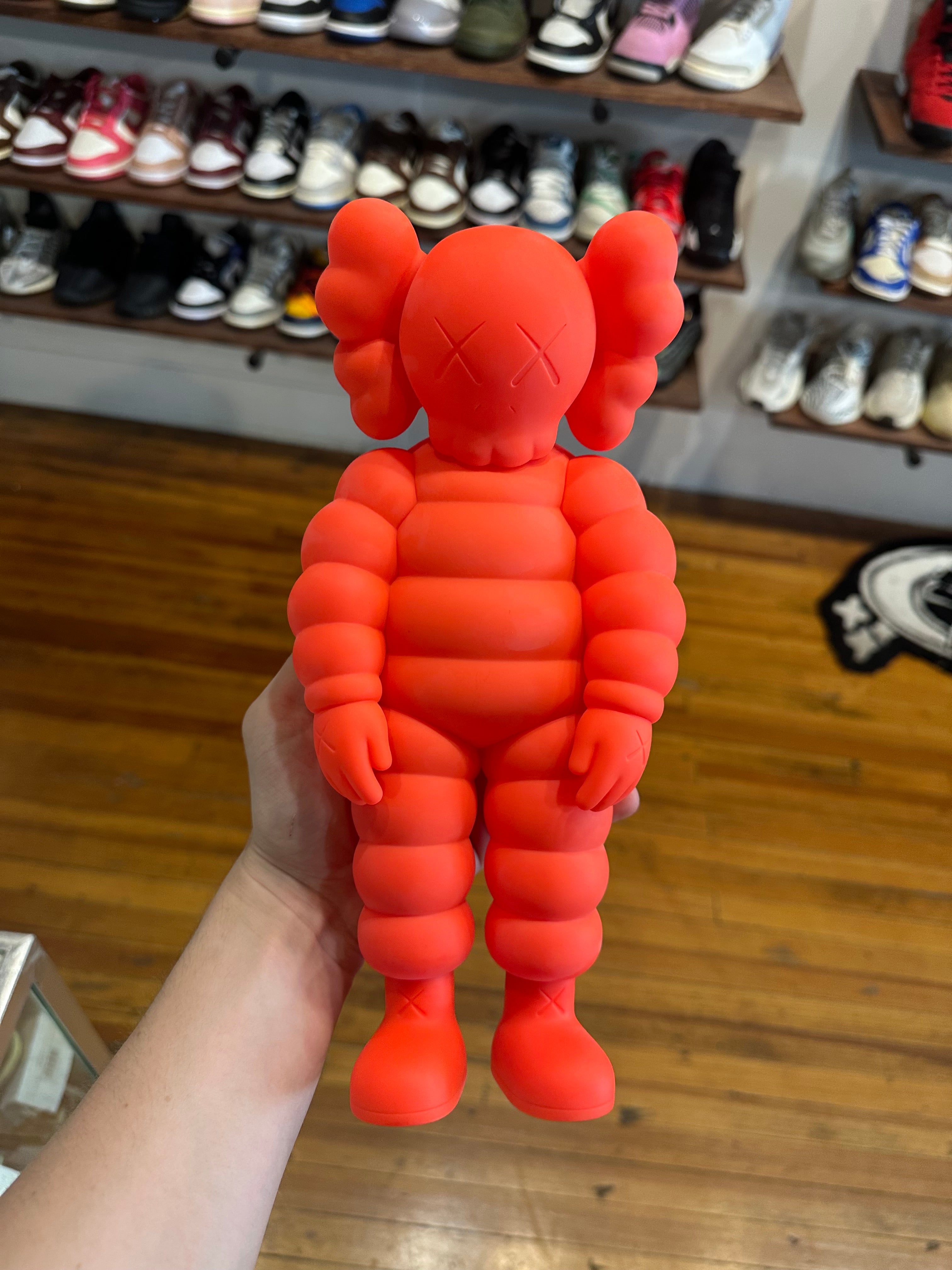 KAWS What Party Vinyl Figure “Orange”