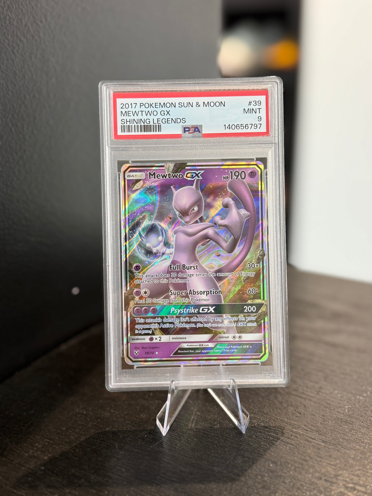 Mewtwo GX #39 (PSA 9)