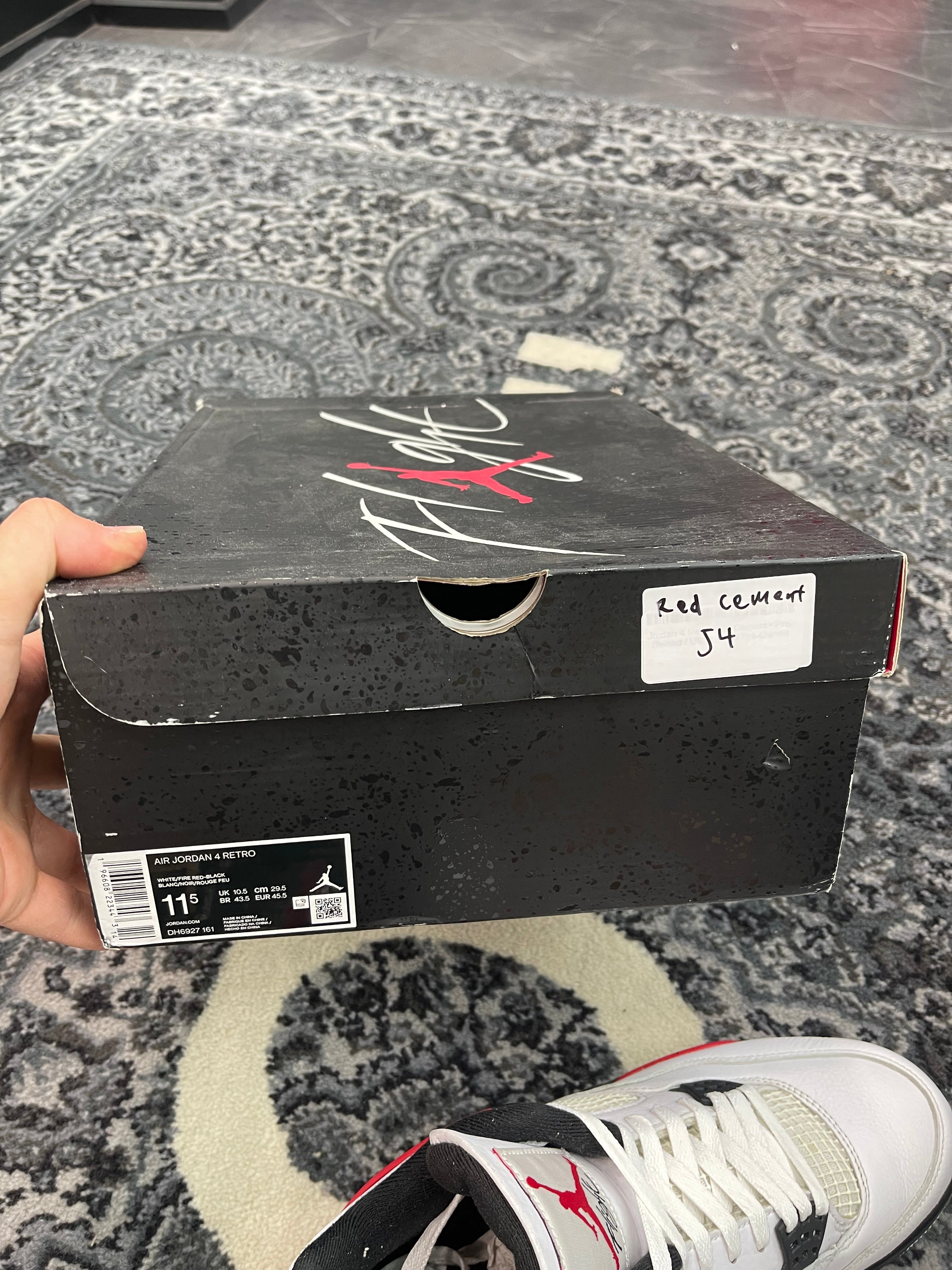 Jordan 4 “Red Cement”
