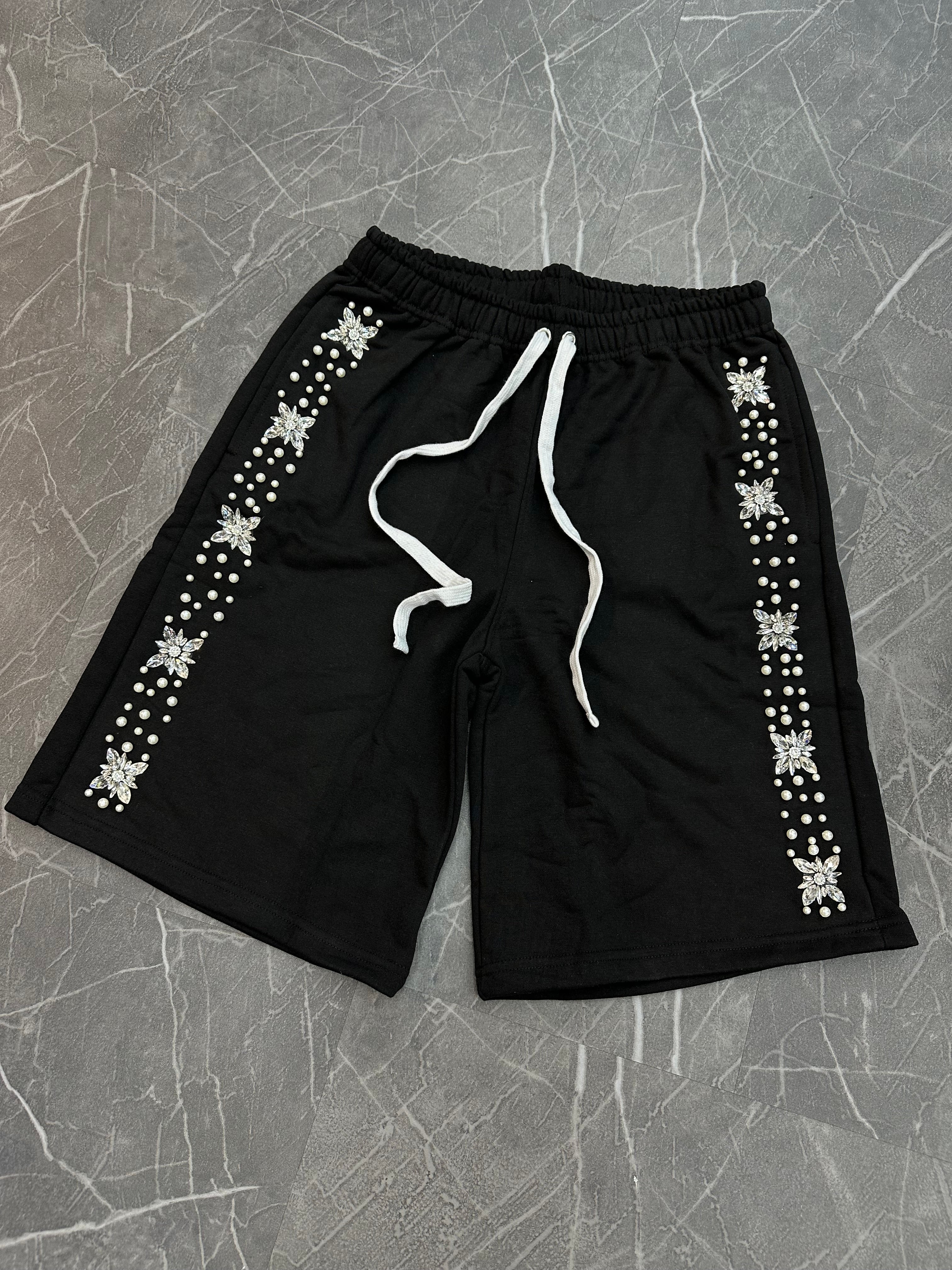 Fraternal Black Pearl Sweat Shorts