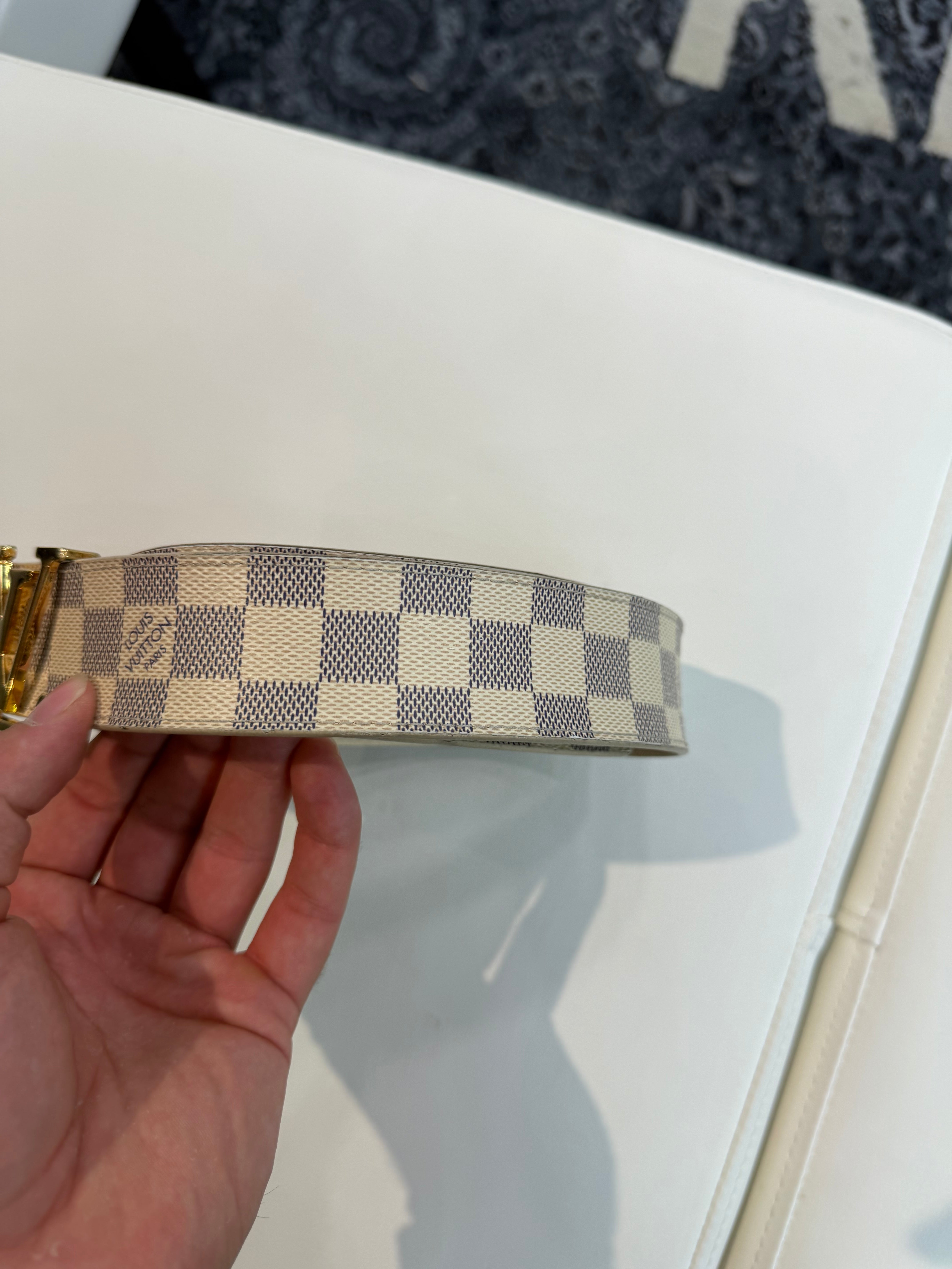 Louis Vuitton Belt “Monogram White”