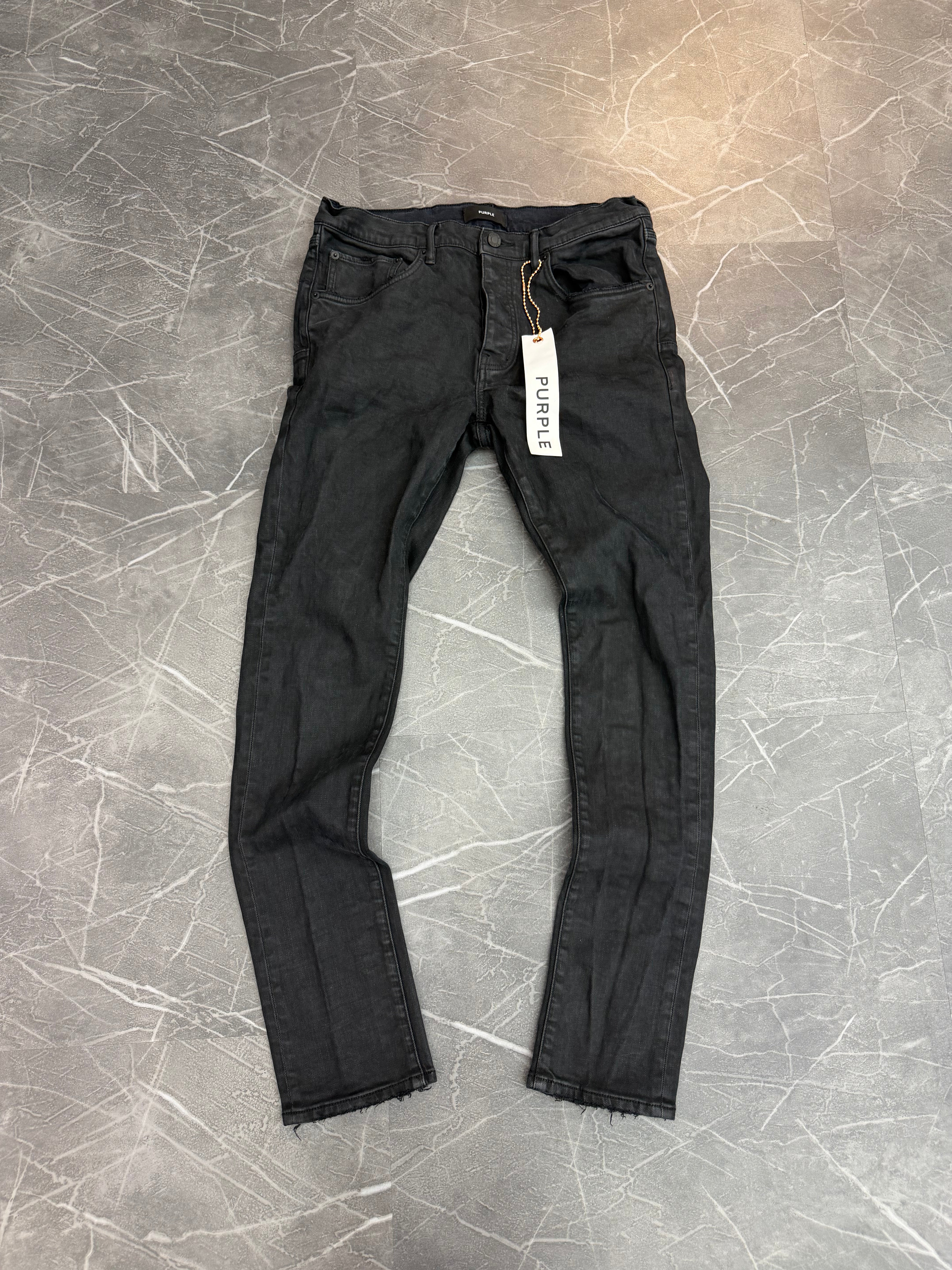 Purple Jeans Washed Black (34)