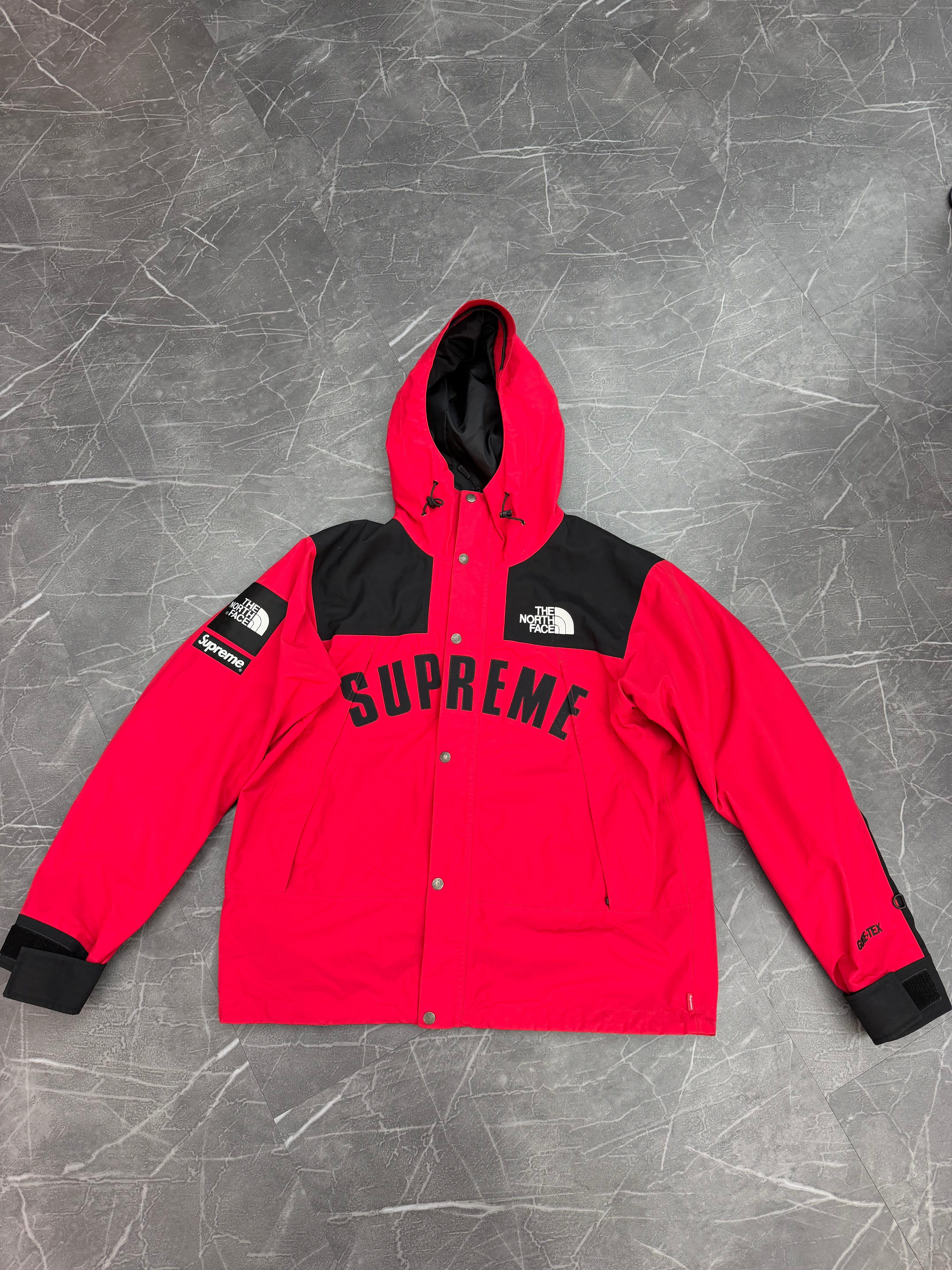 Supreme x The North Face Arc Logo Mountain Parka “Red”