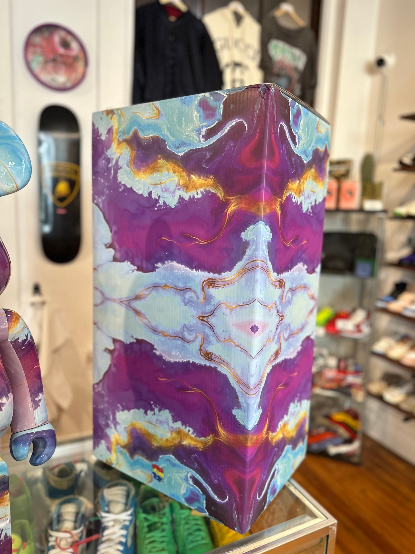 BearBrick 1000% “Marble Pattern”