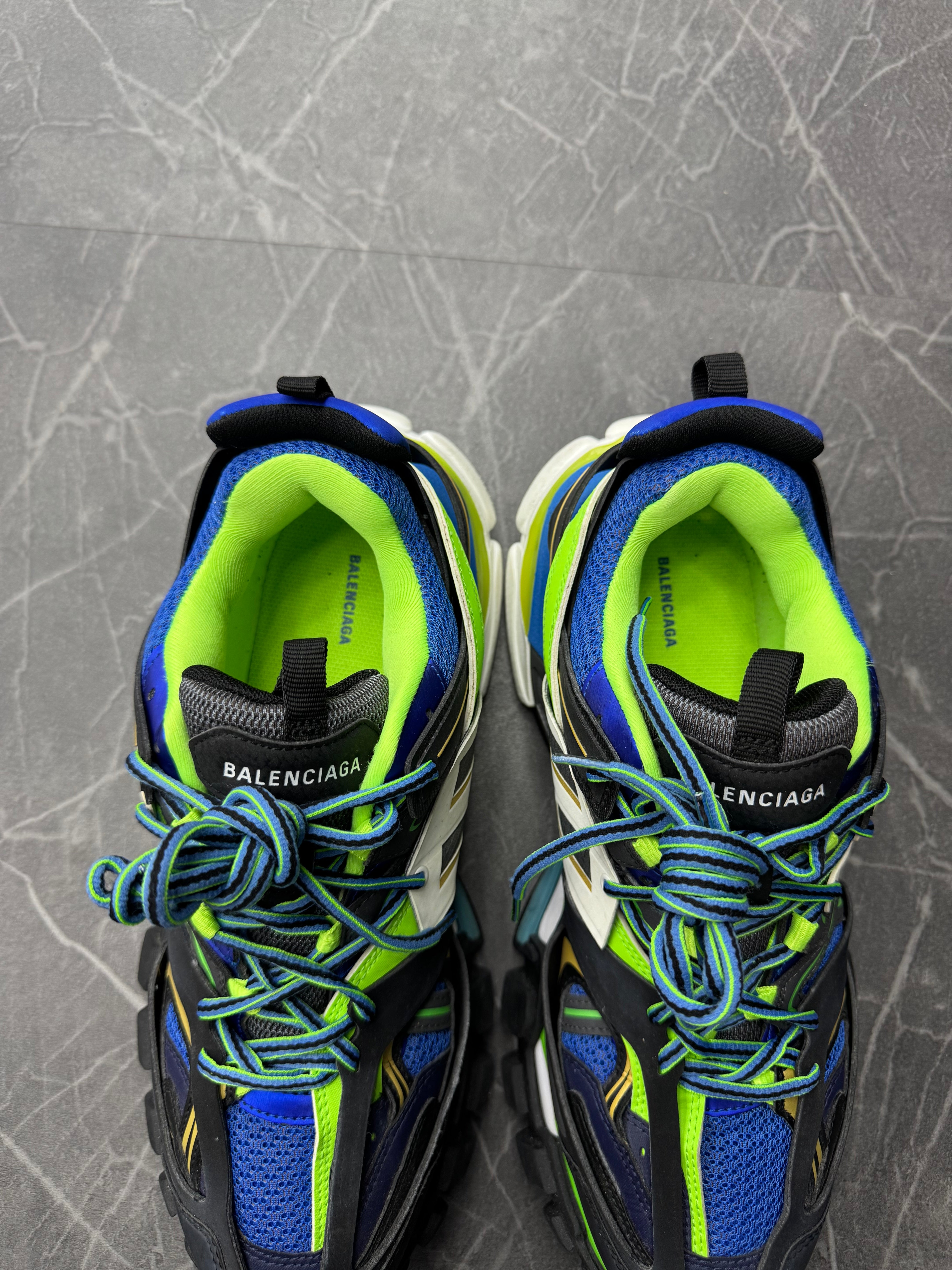 Balenciaga Track Green White Blue