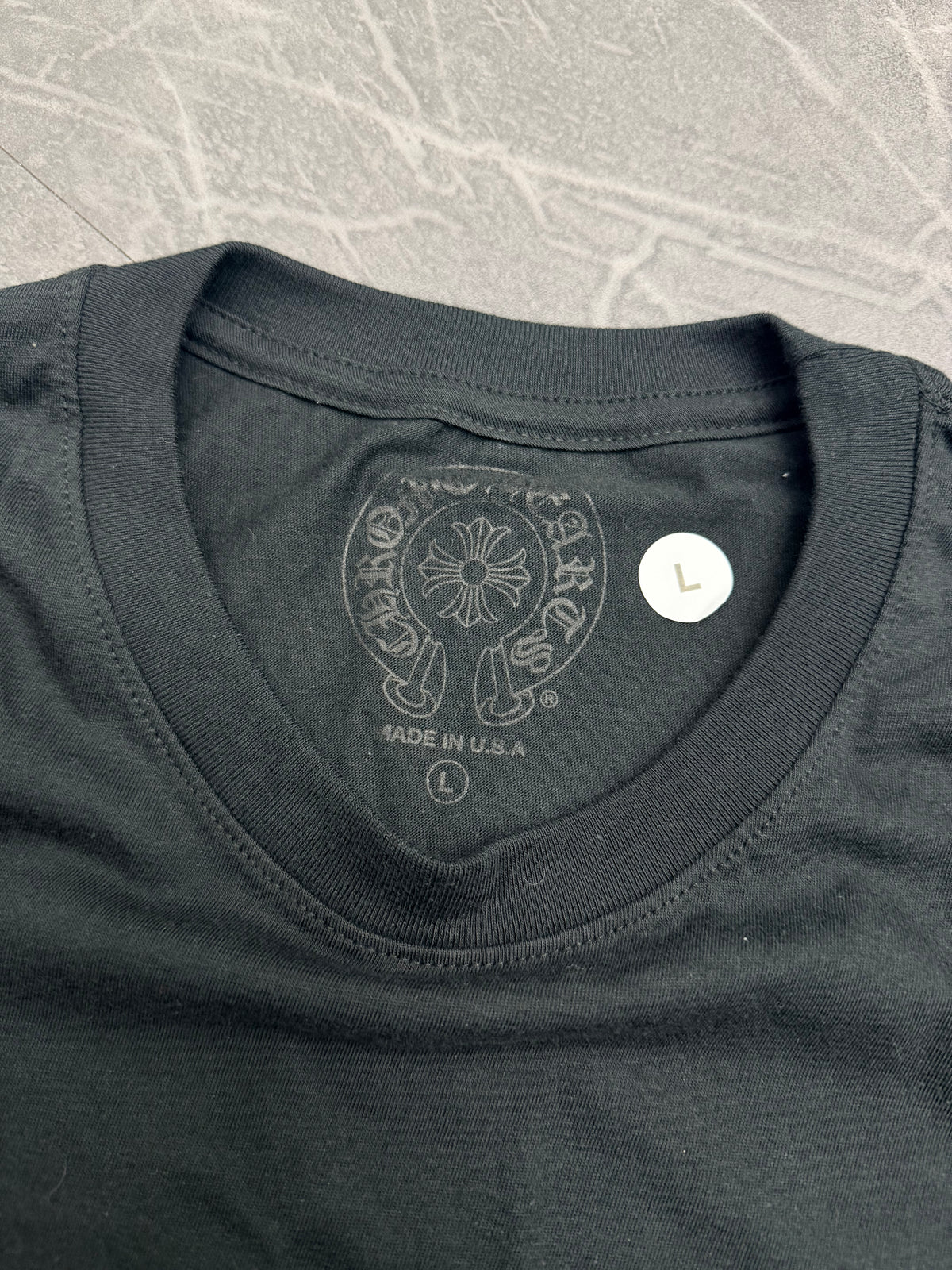 Chrome Hearts Las Vegas Exclusive Horseshoe Logo Pocket T-Shirt 'Black'