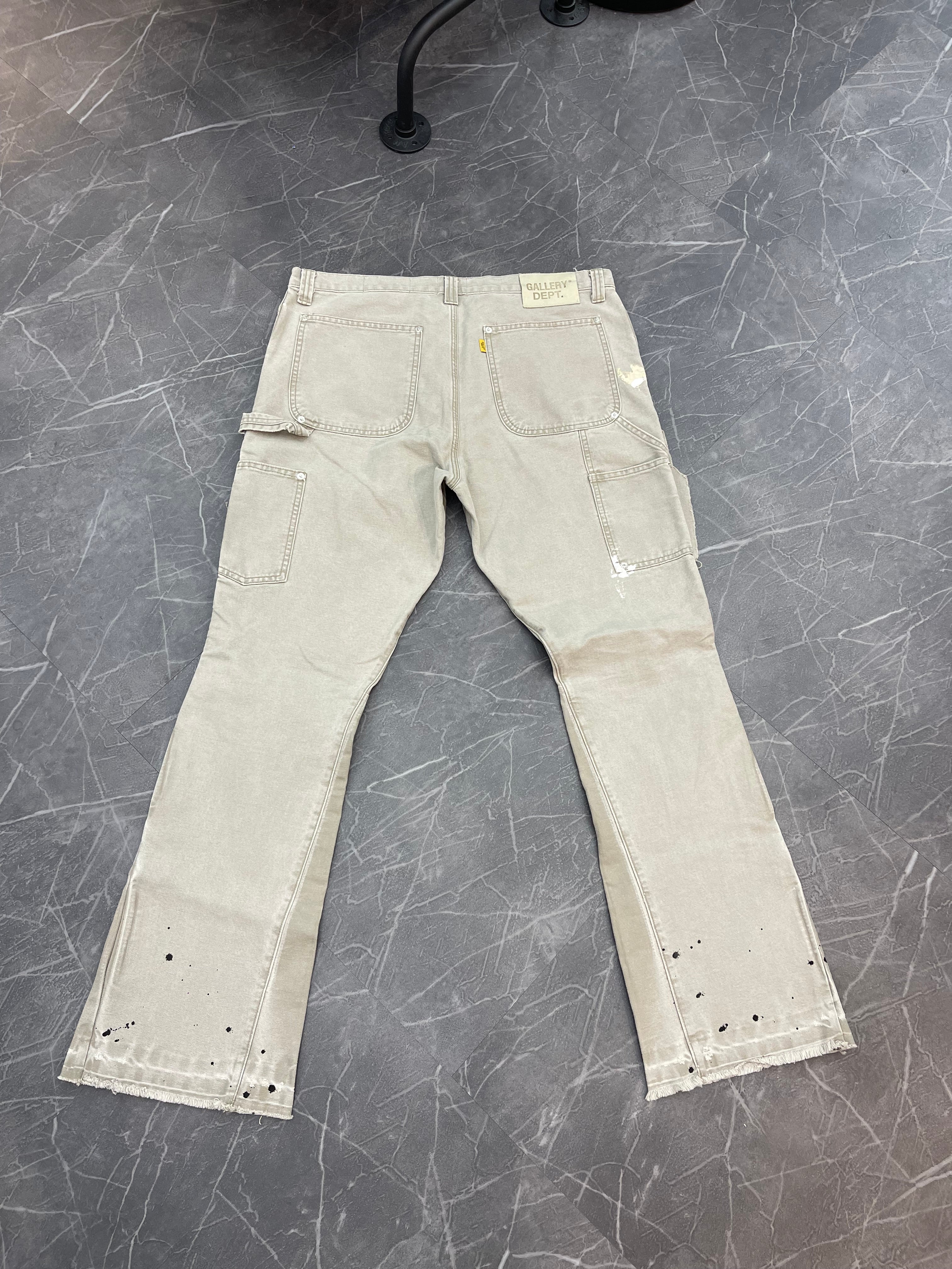 Gallery Dept LA Flare Carpenter Pants Cement Grey (38)