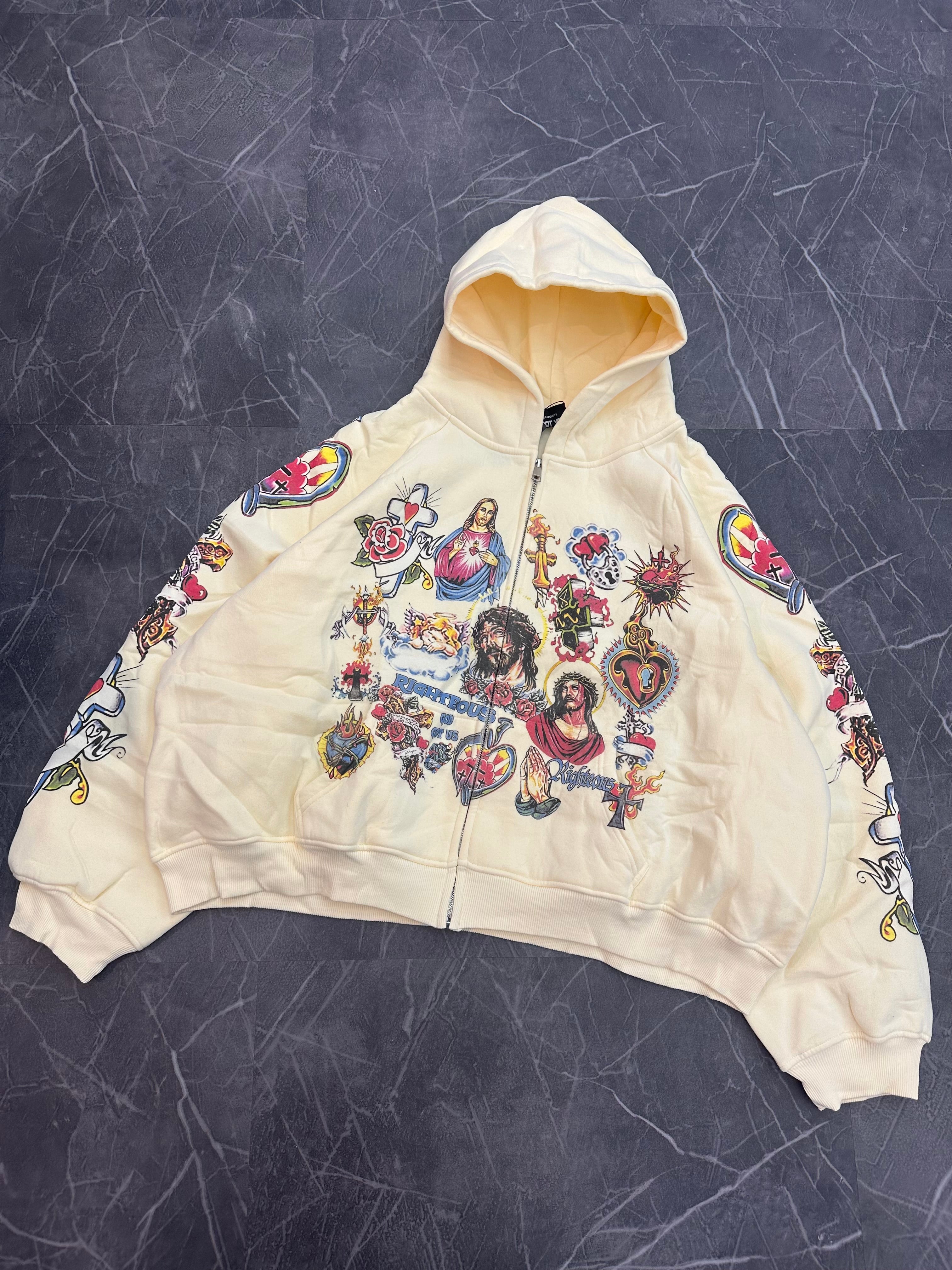 Righteous Zip Up “Cream”