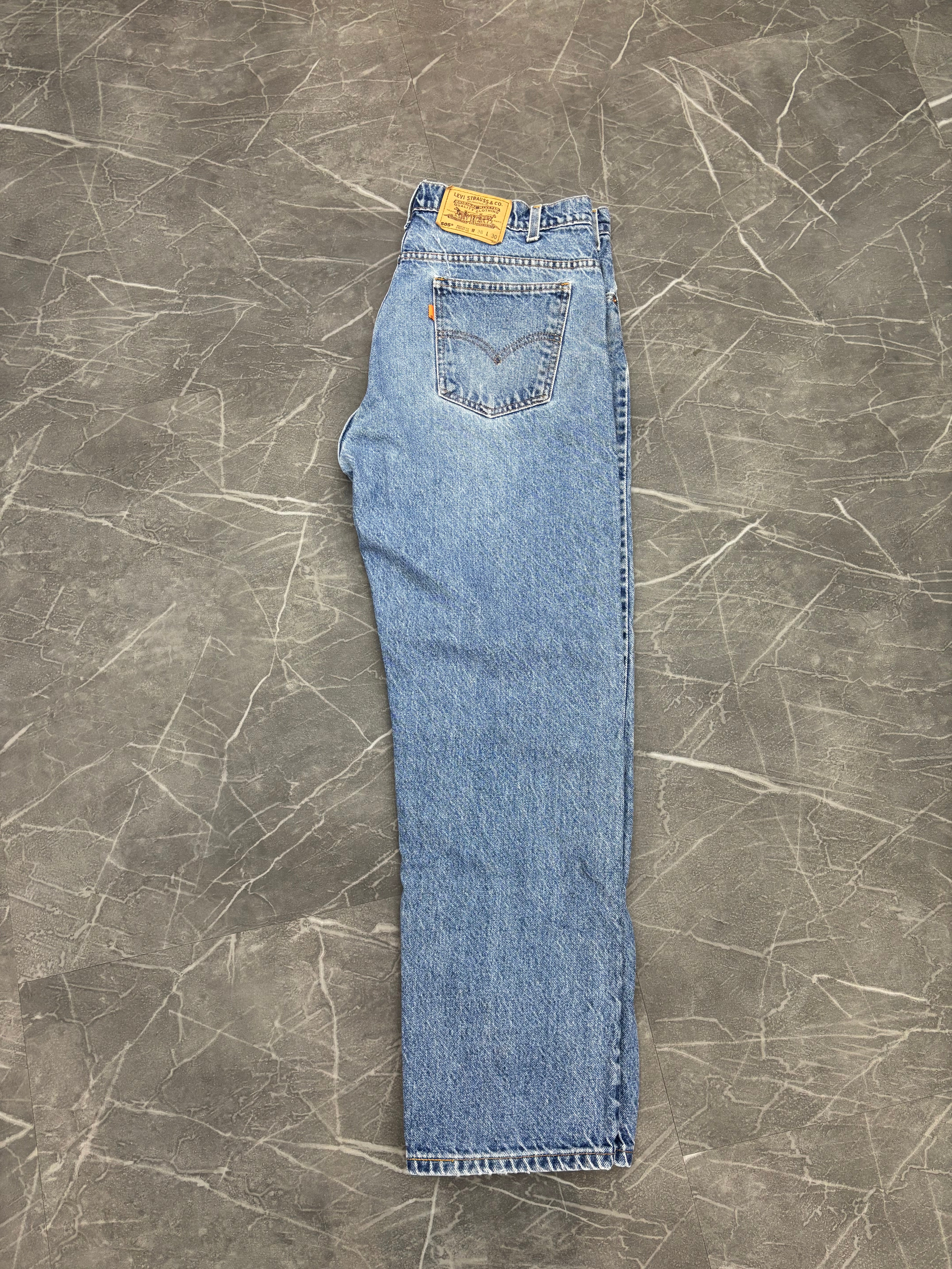 Orange Tab Levi’s 505 Straight Leg (38x30)