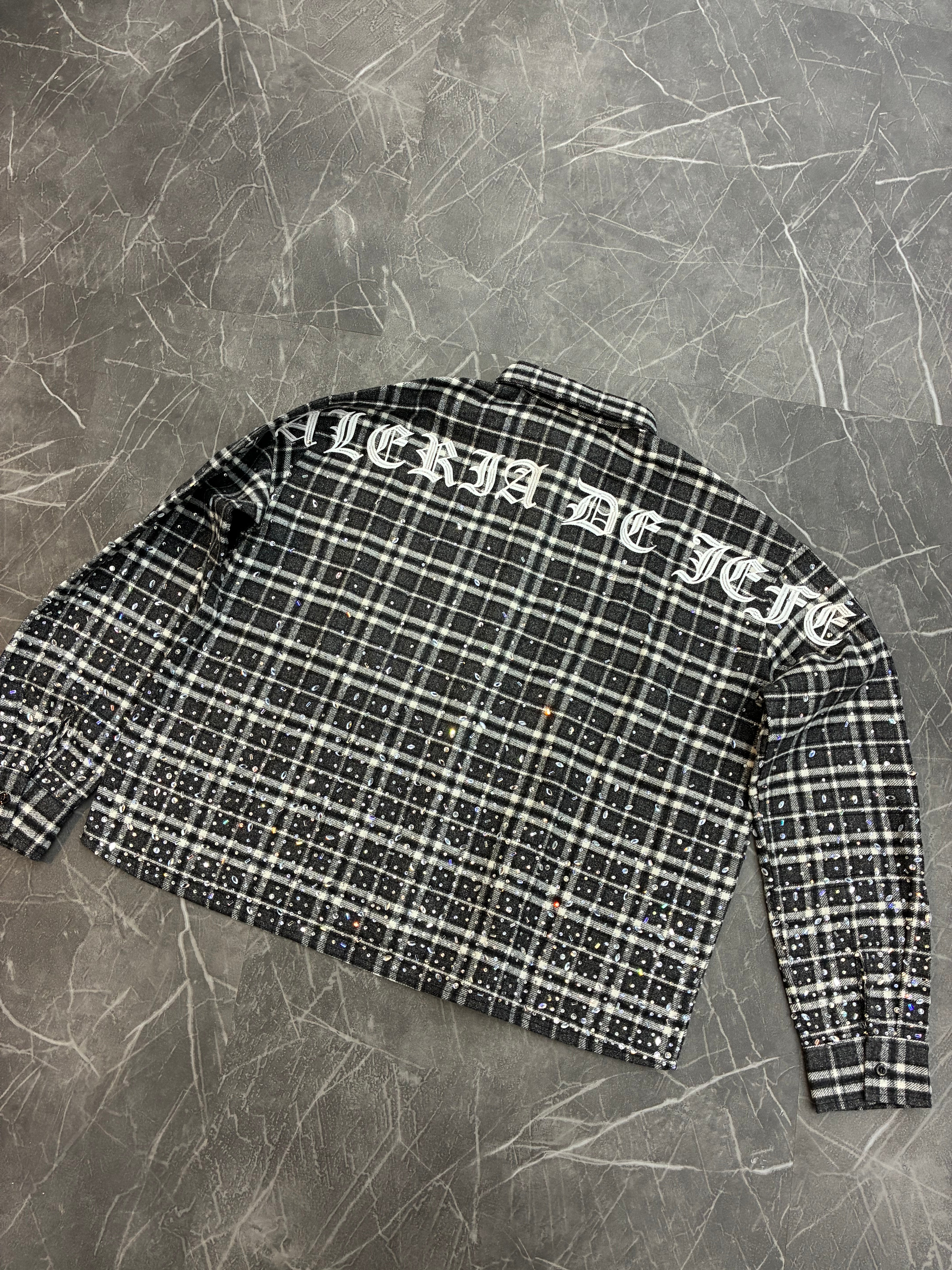 Jefe Studios Crystal Wool Flannel “Black”