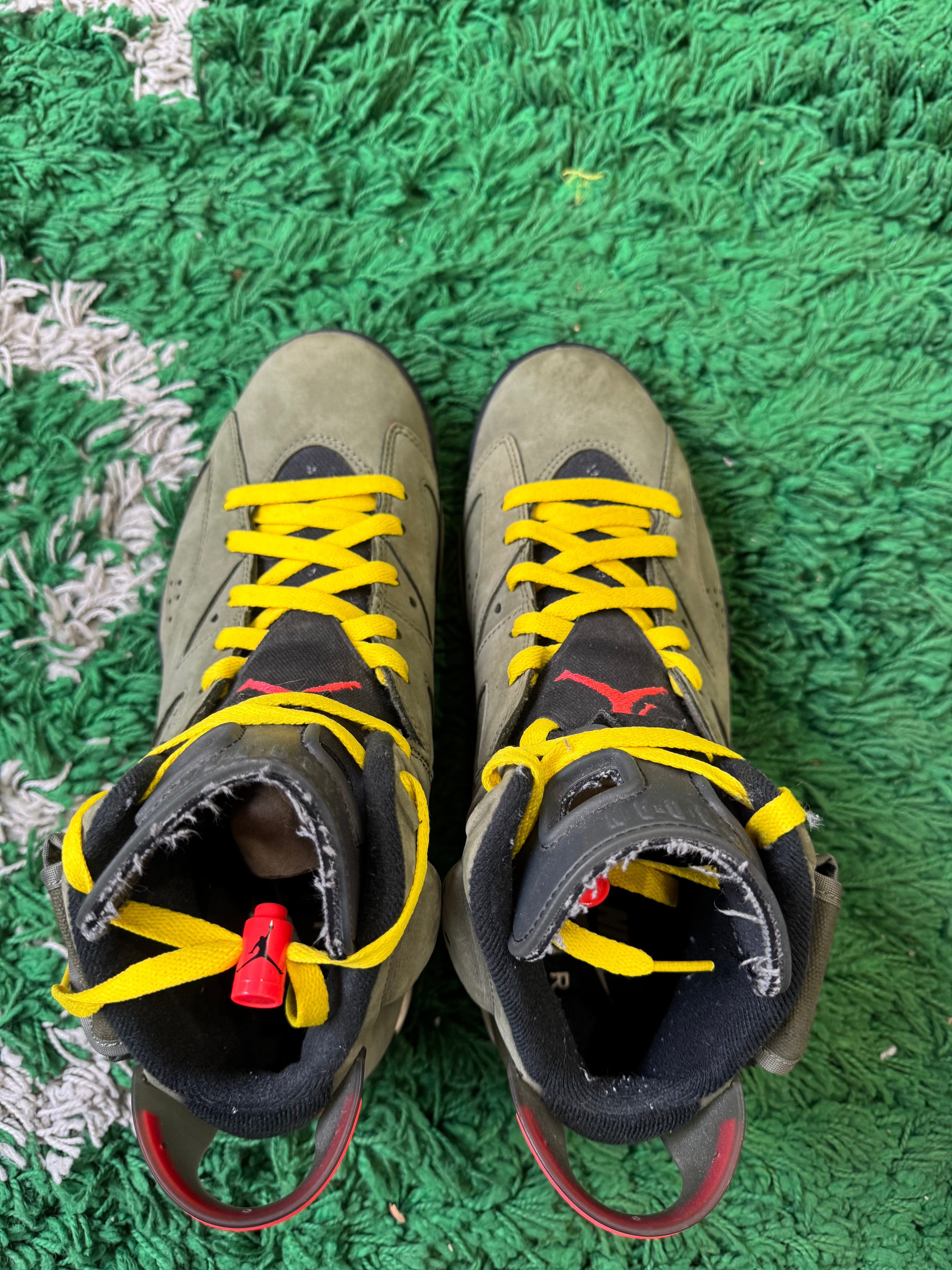 Travis Scott Jordan 6 “Olive”