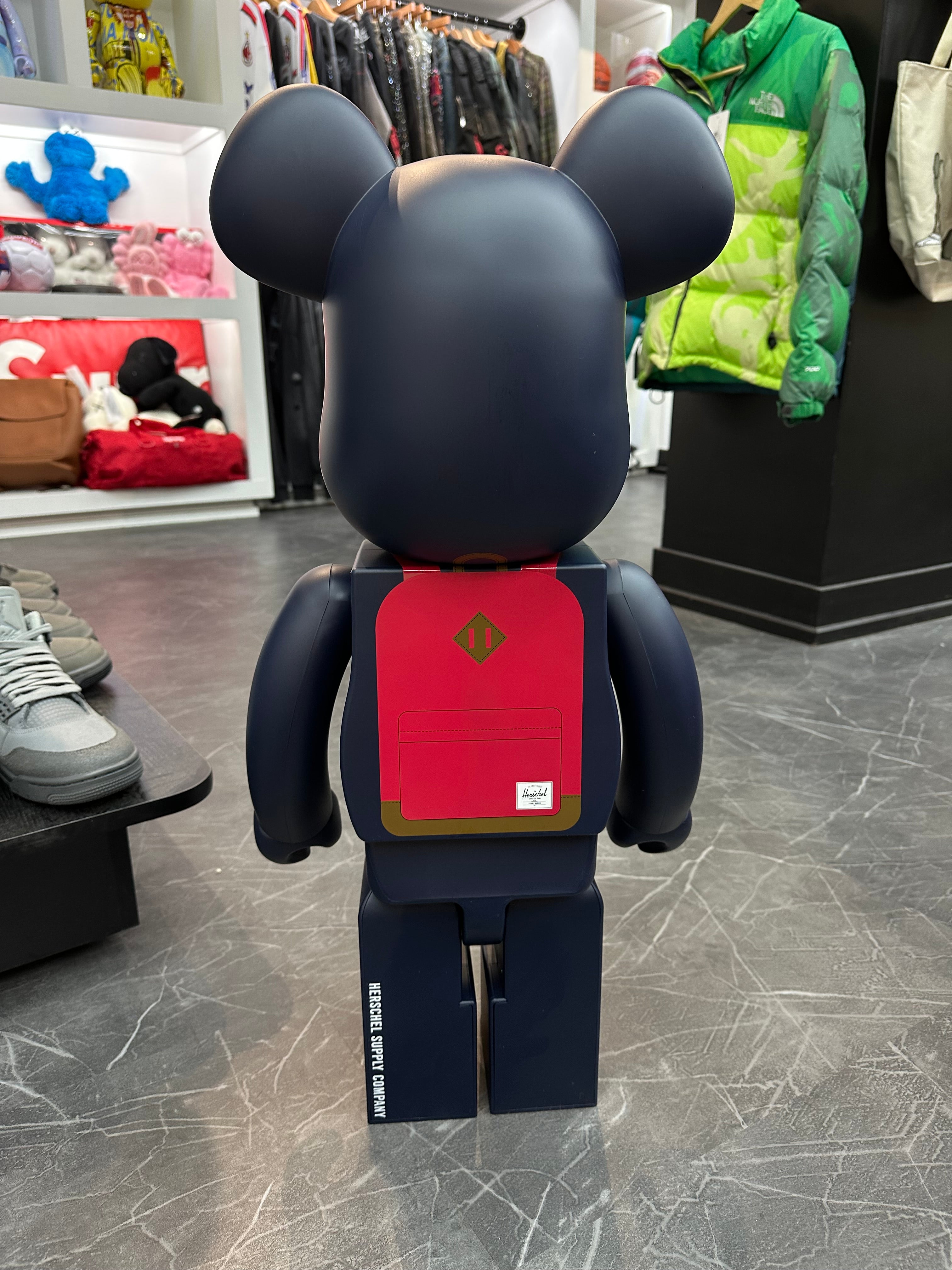 Bearbrick Herschel Peacoat 1000%