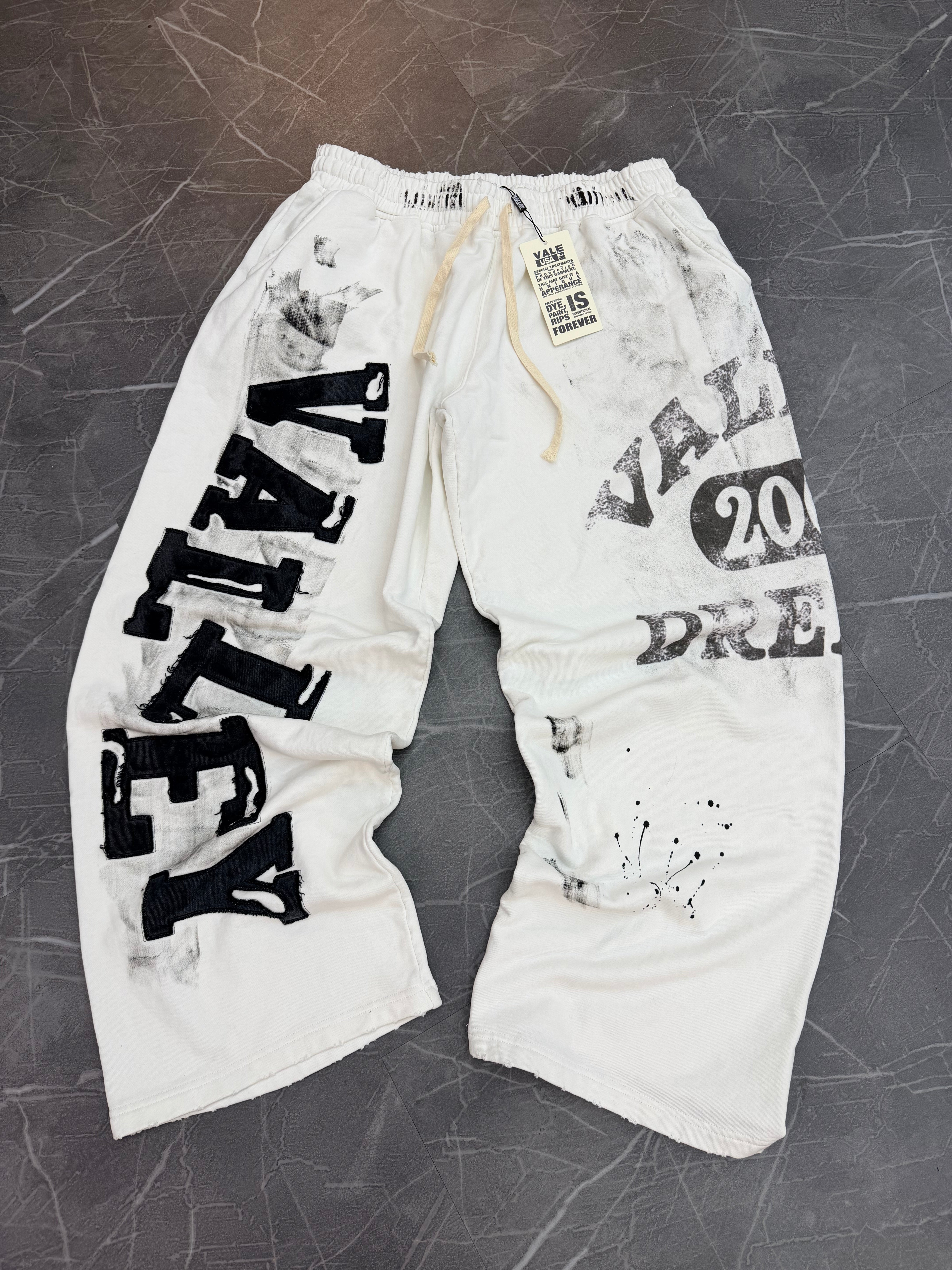 Vale Forever Picasso Sweatpants “White”