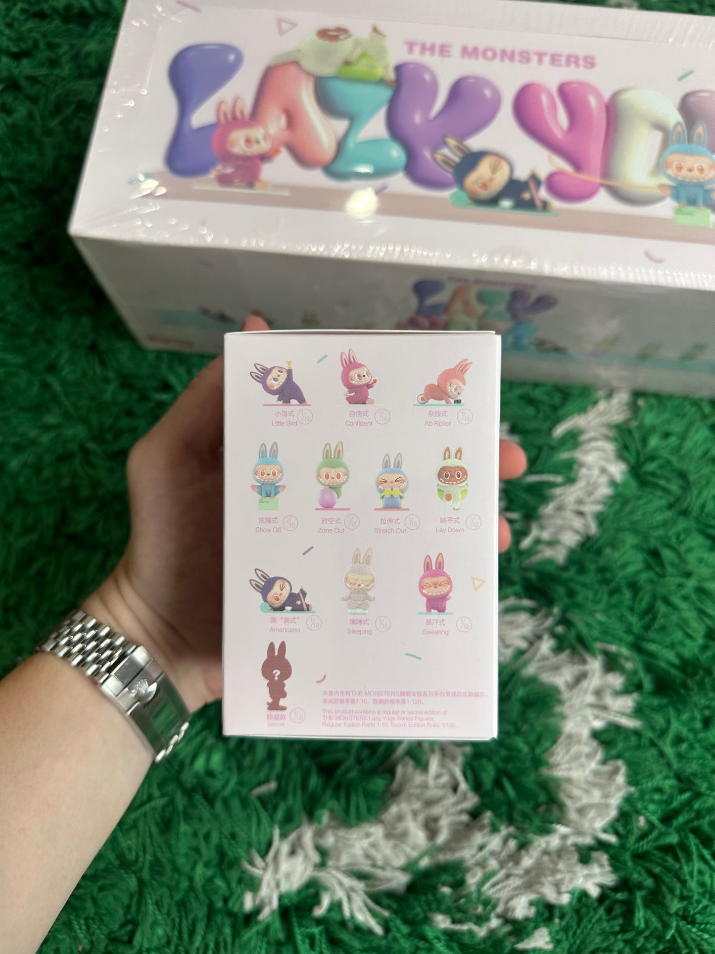Pop Mart Labubu Lazy Yoga Figures Blind Box