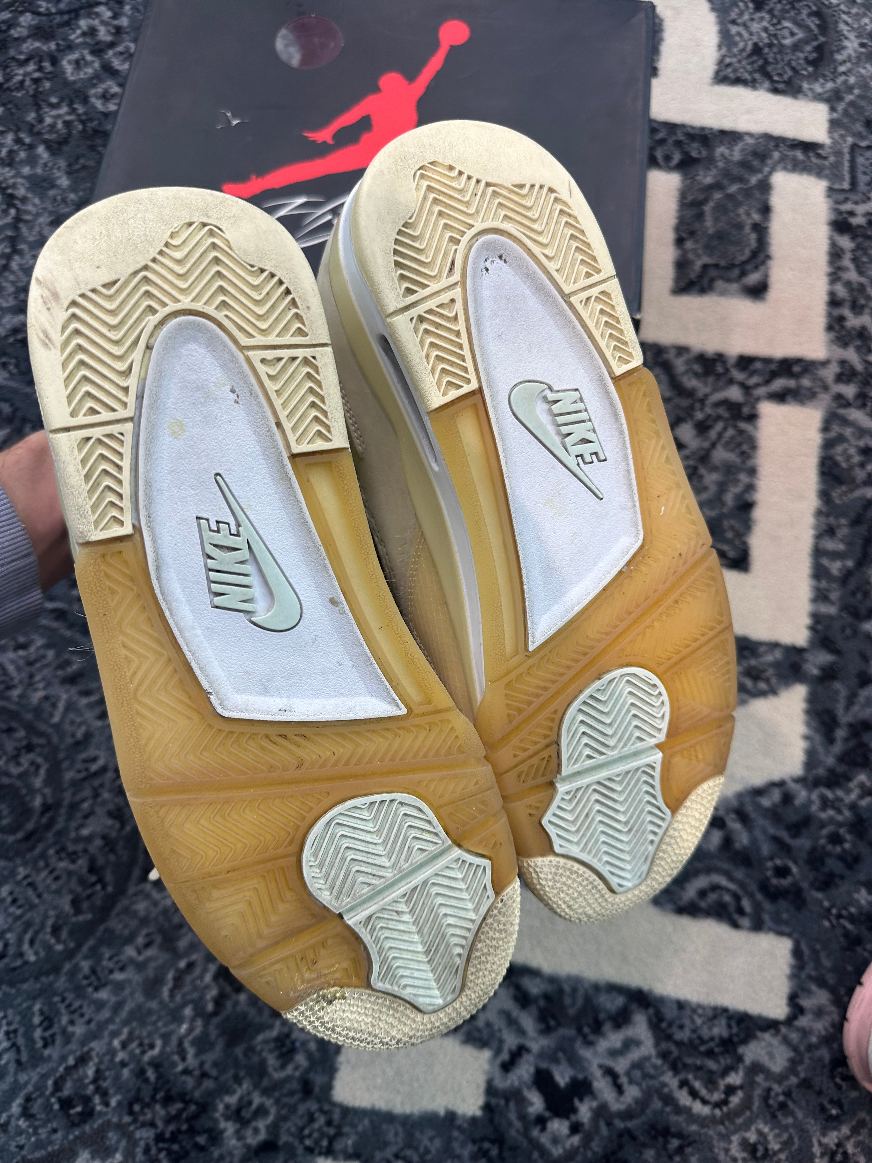 Jordan 4 Off White “Sail”