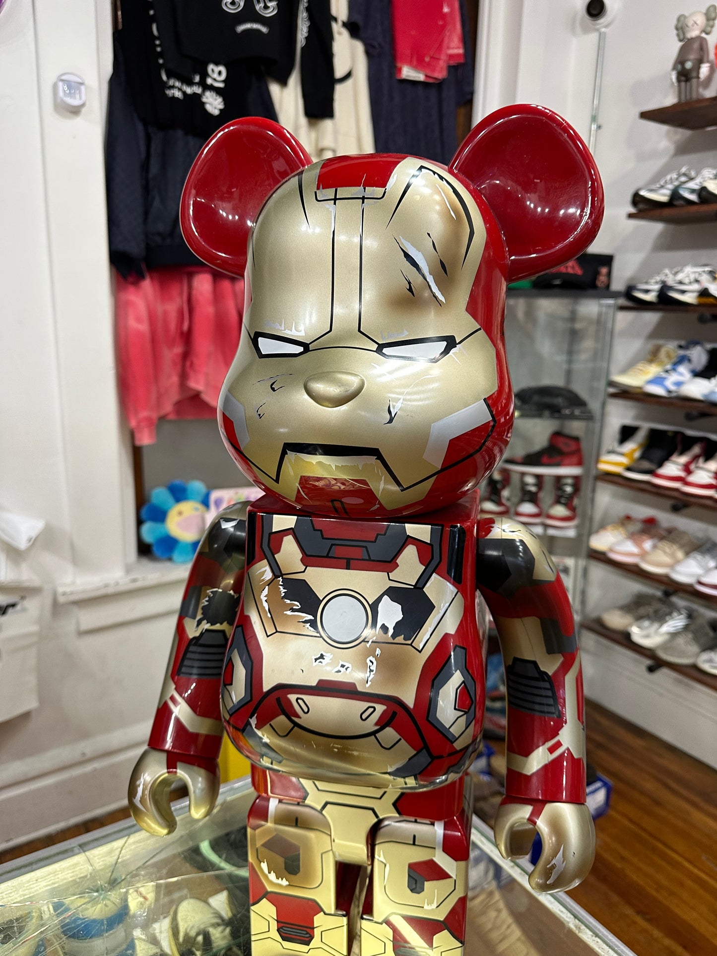 Bearbrick 1000% “Iron Man Mark XLII Damaged”