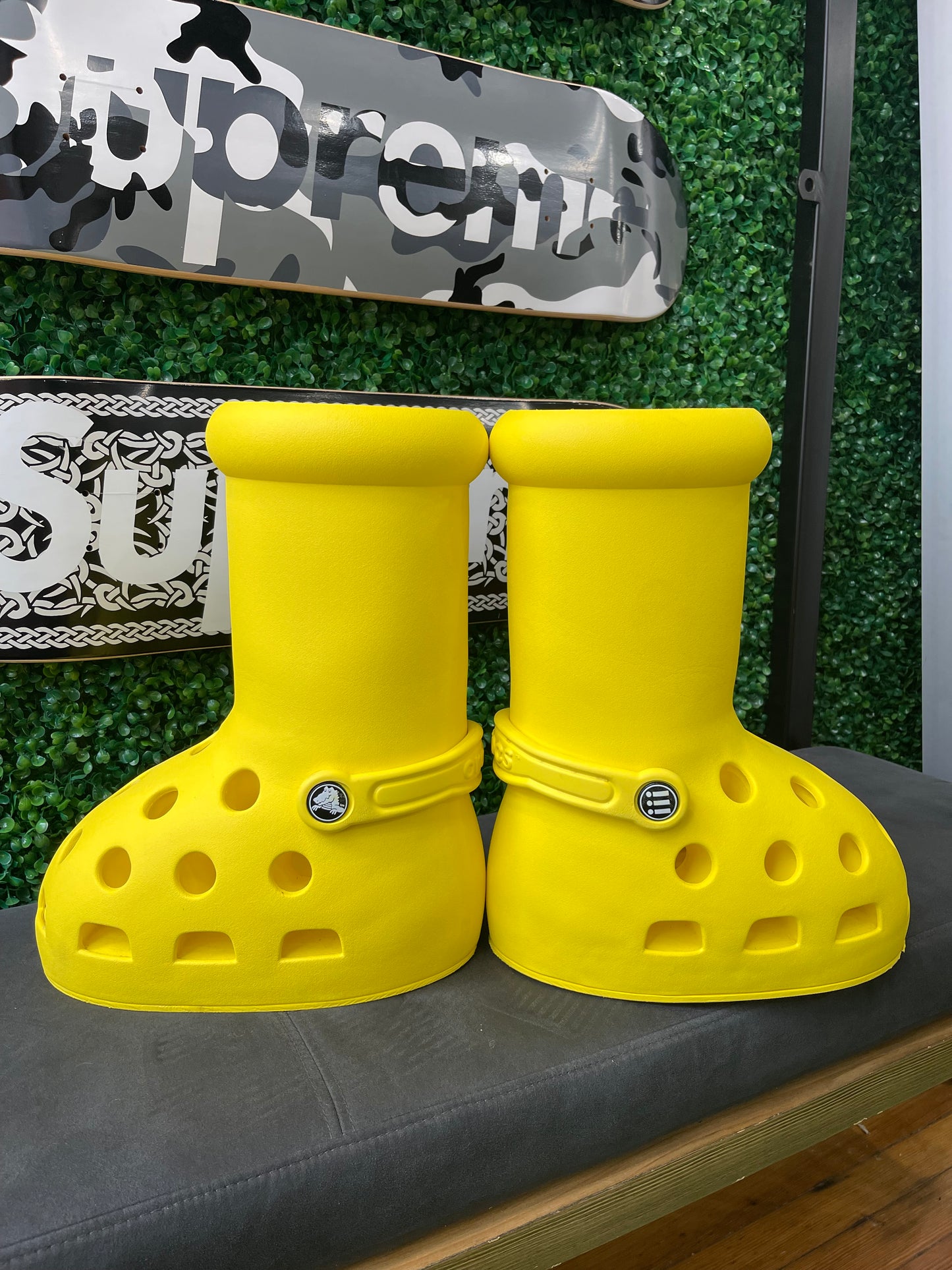 MSCHF x Crocs “Big Yellow Boots”