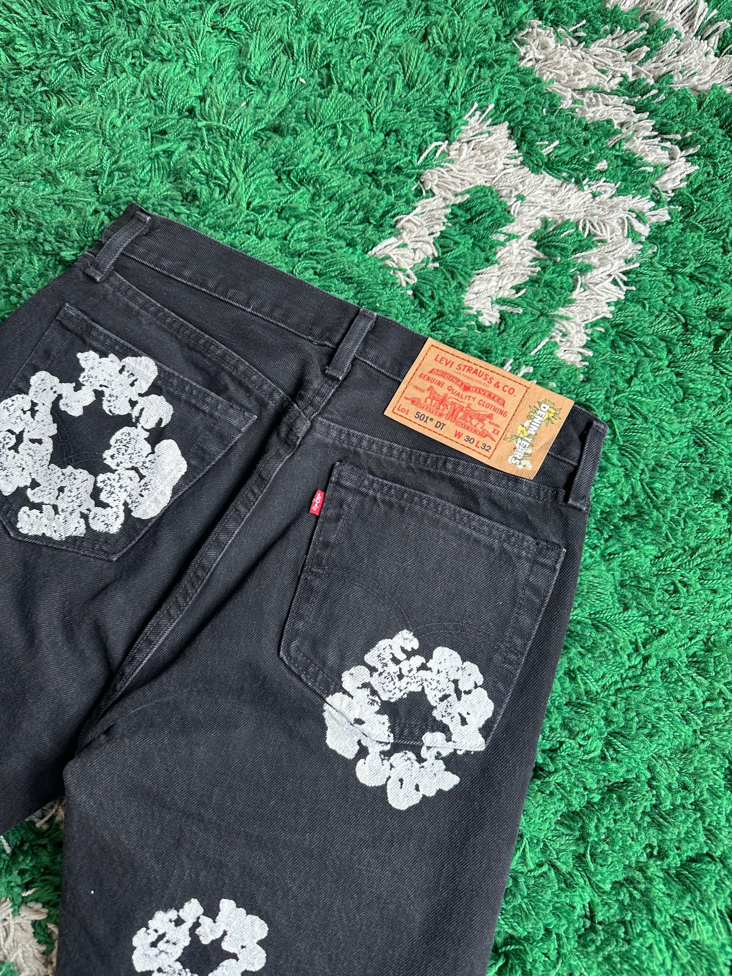 Denim Tears Cotton Wreath Jeans “Black”