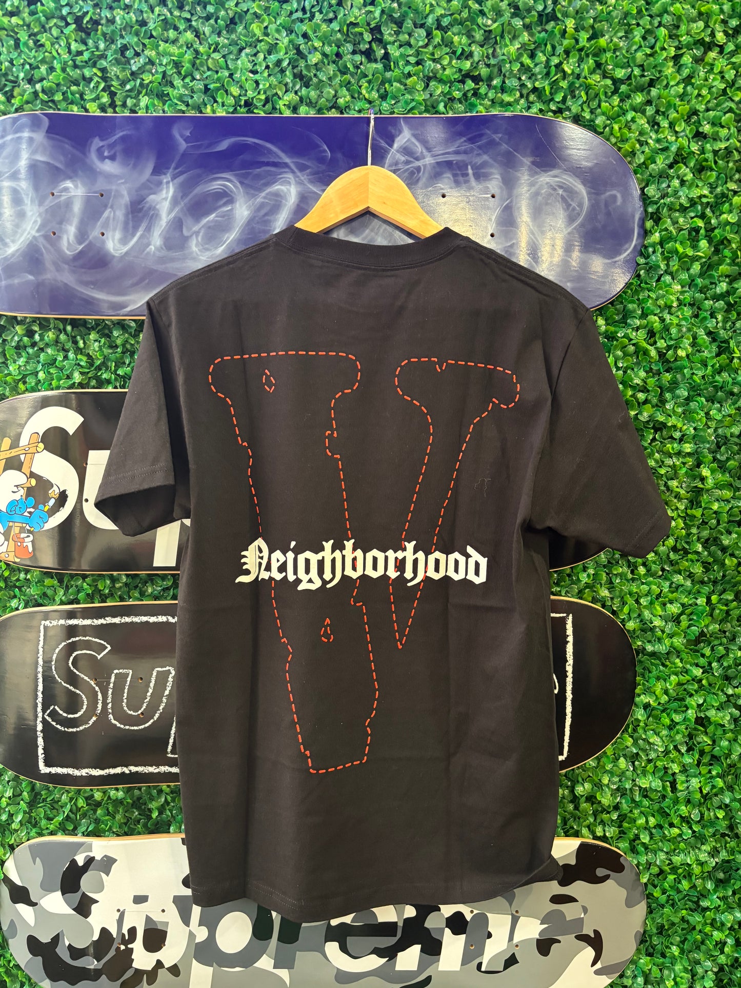 VLone Skeleton Stitch Tee “Black”