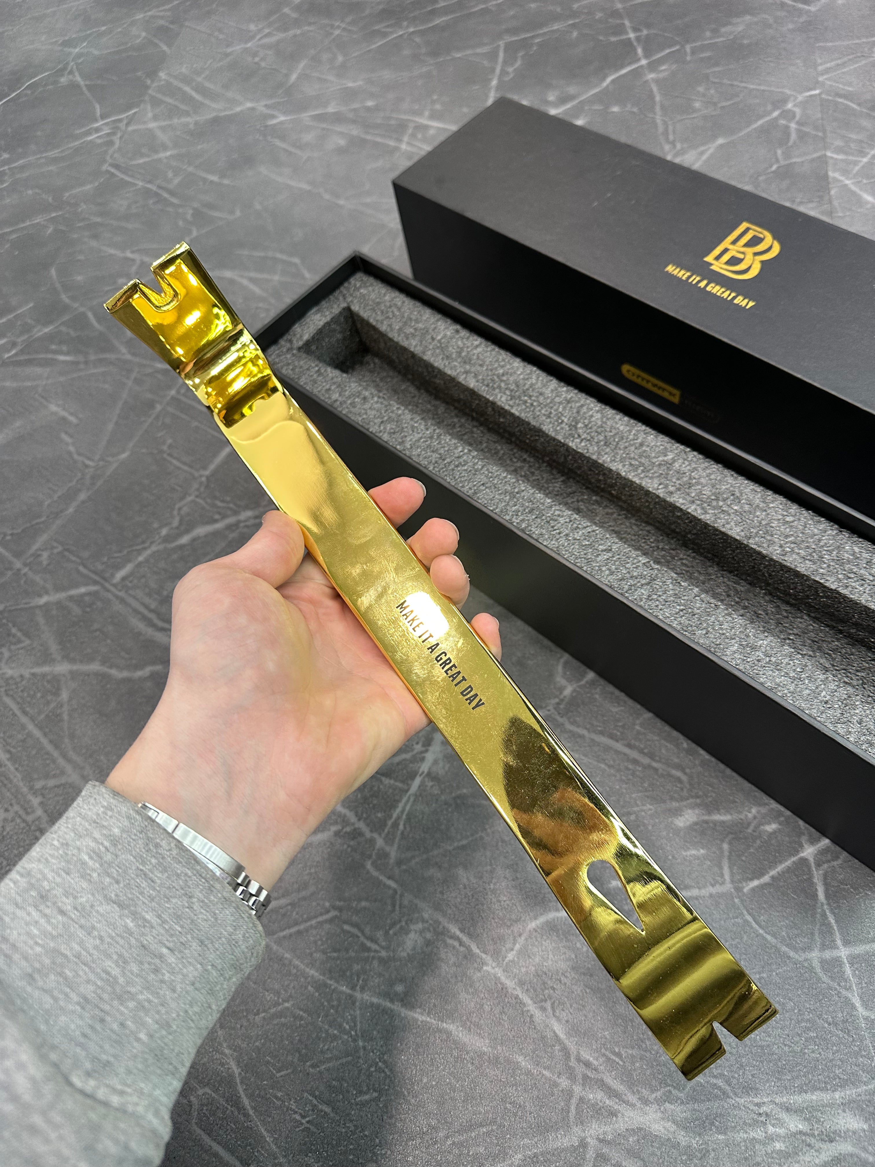Ben Baller Gold Crow Bar