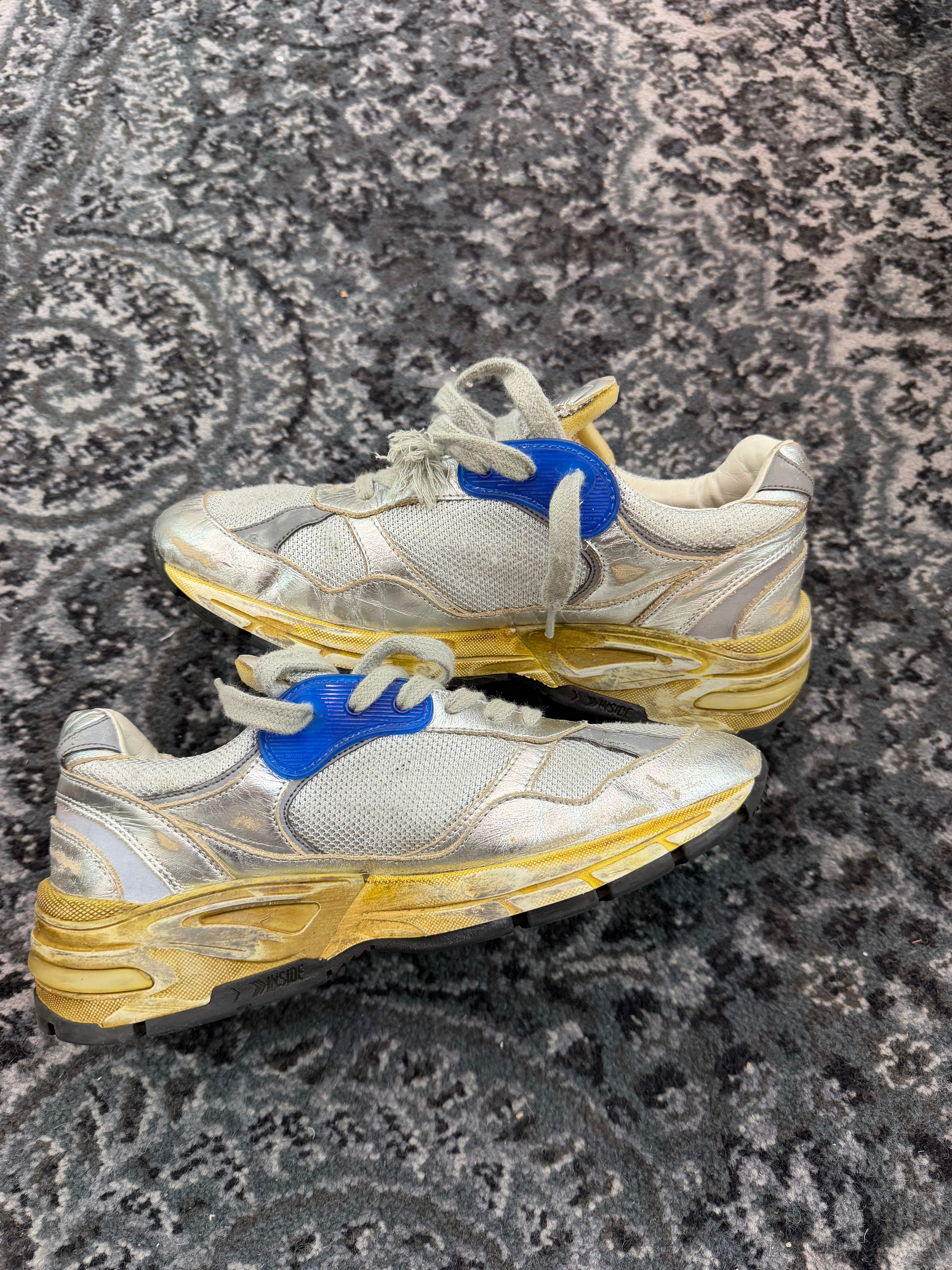 Golden Goose Dad-Star “Silver Blue”