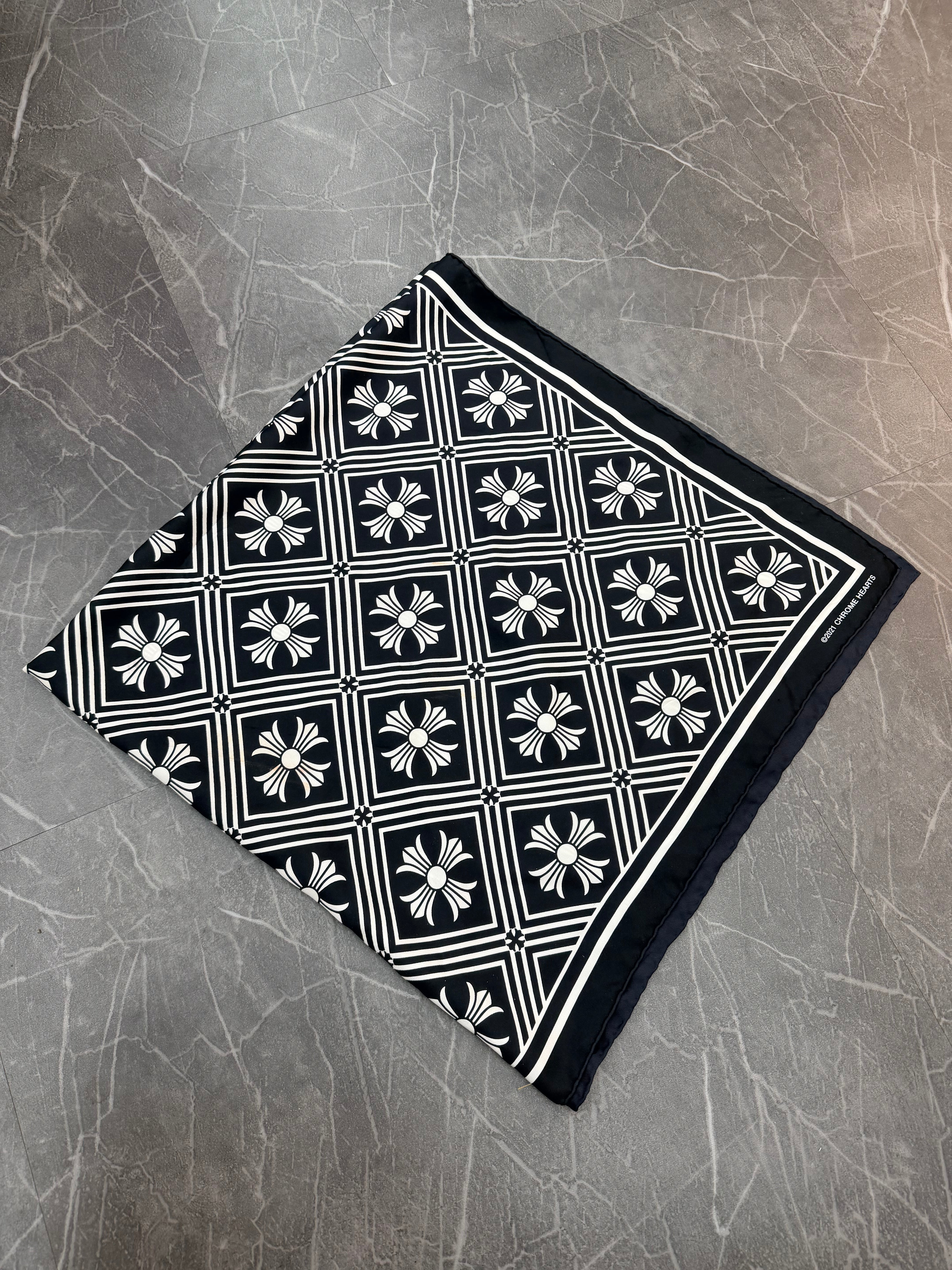Chrome Hearts Silk Scarf Math Plus