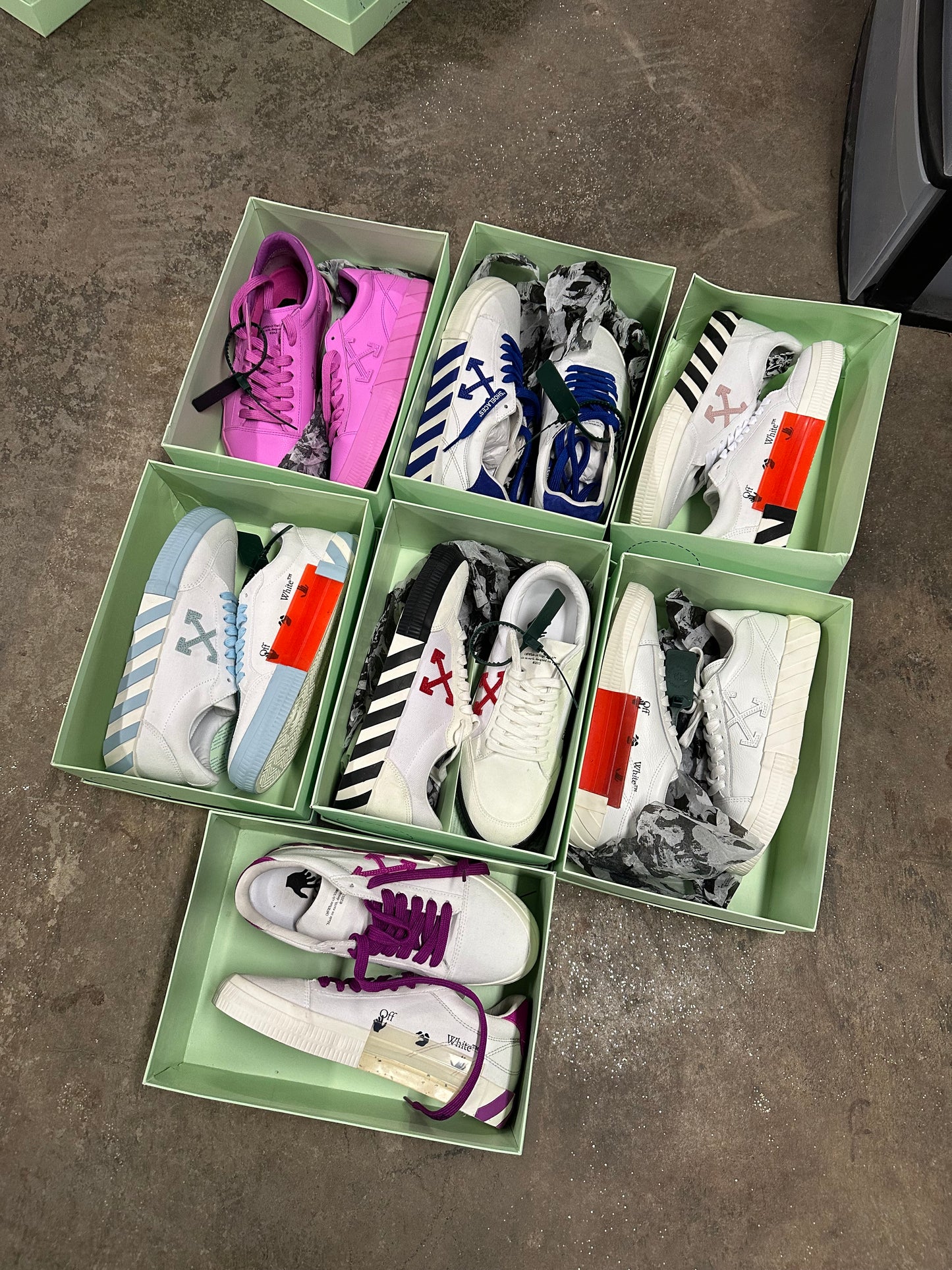 7 Off-White Sneaker Bundle #2