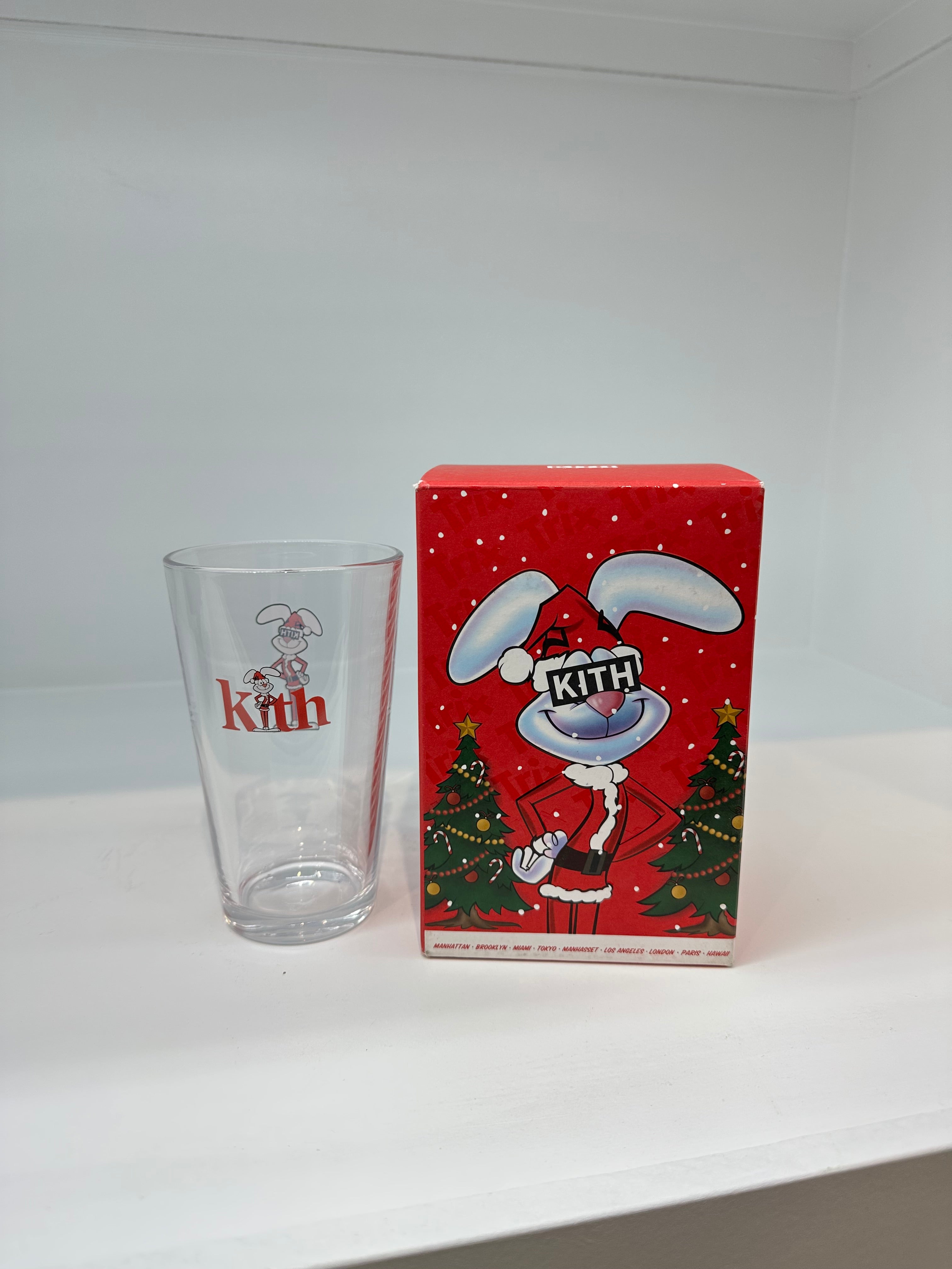 KITH Christmas Trix Glass Cup