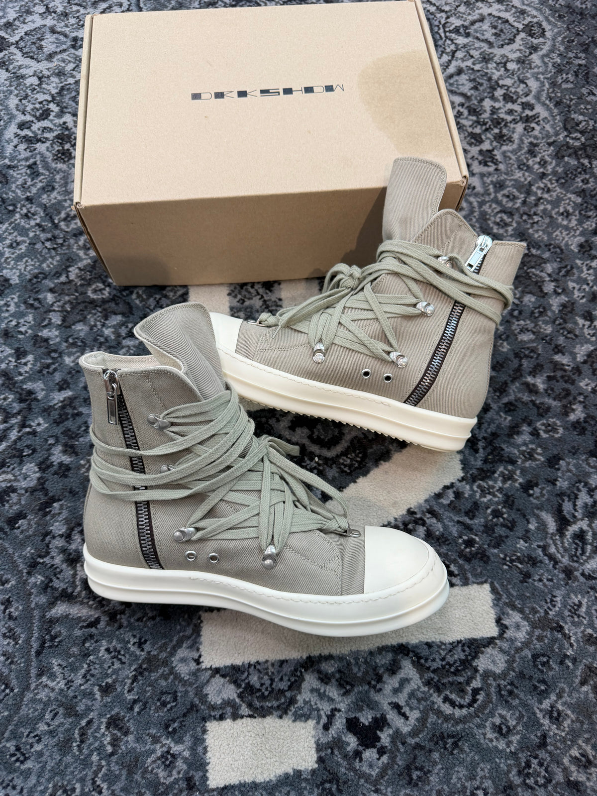 Rick Owen’s Dark Shadow High “Grey”