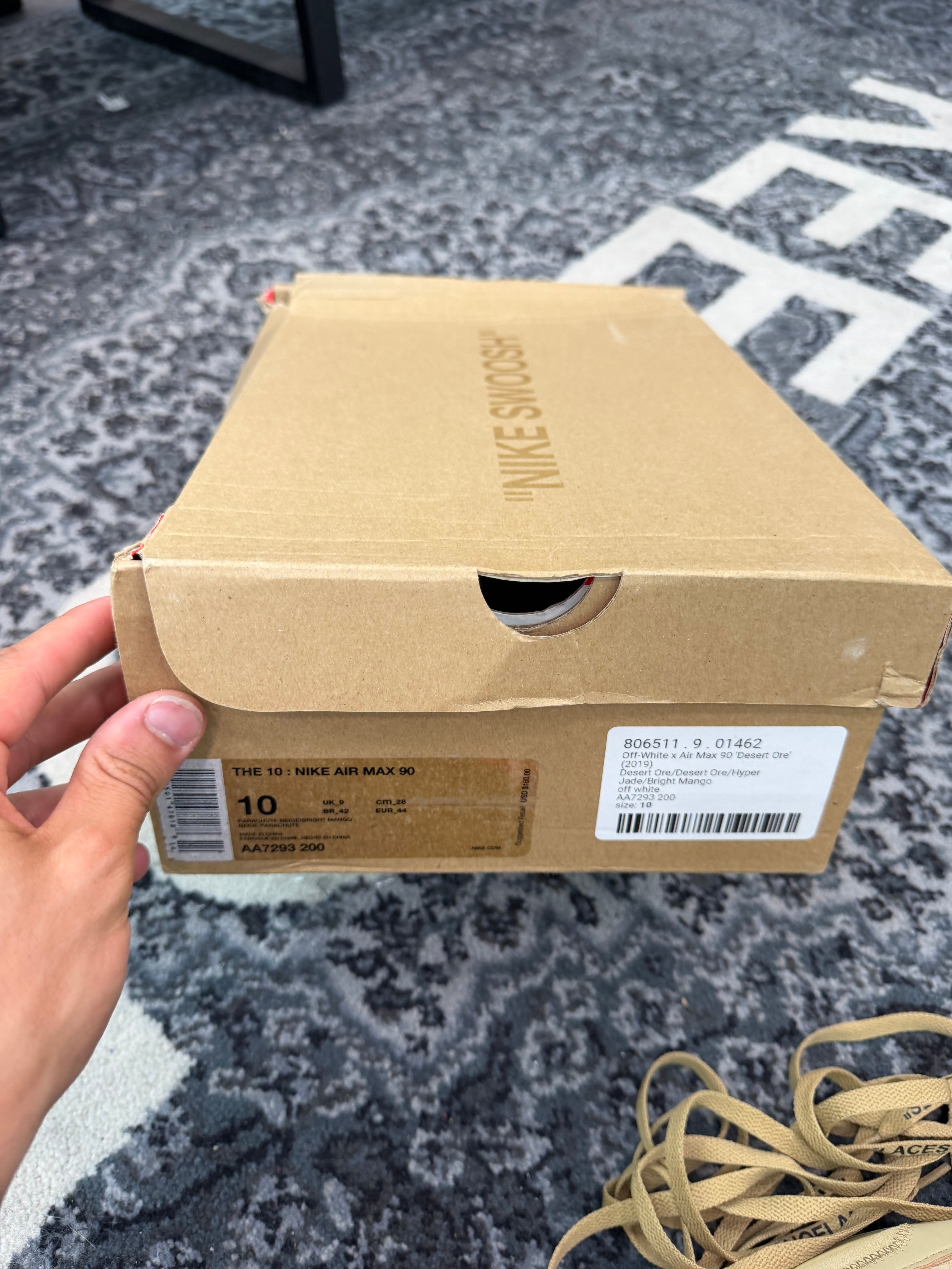 Nike Air Max 90 x Off White “Desert Ore”
