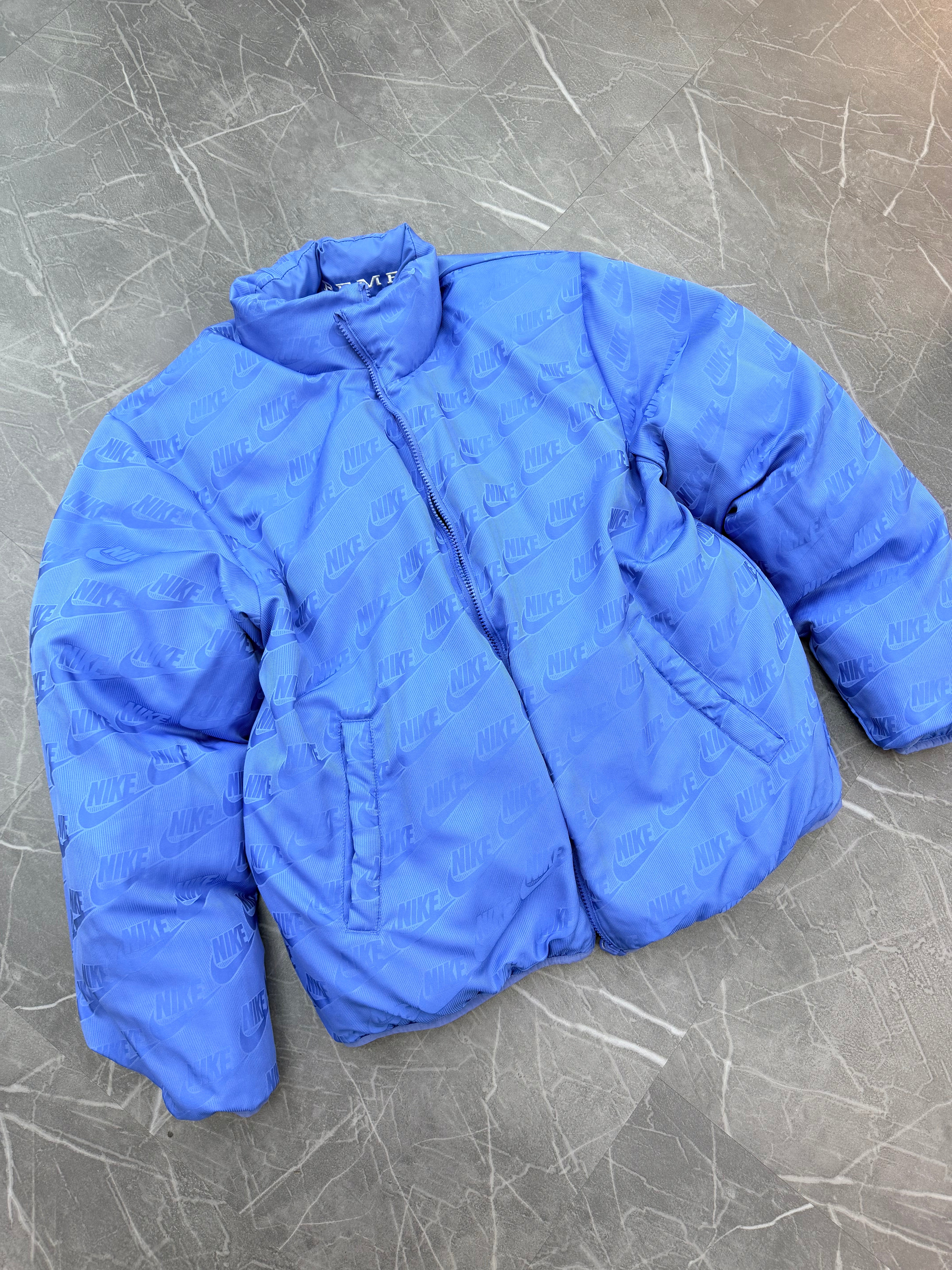 Supreme x Nike Reversible Puffer “Blue”