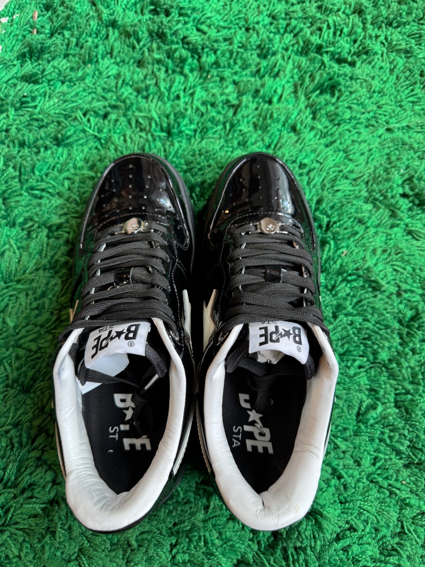 Bapesta “Black Patent Leather”