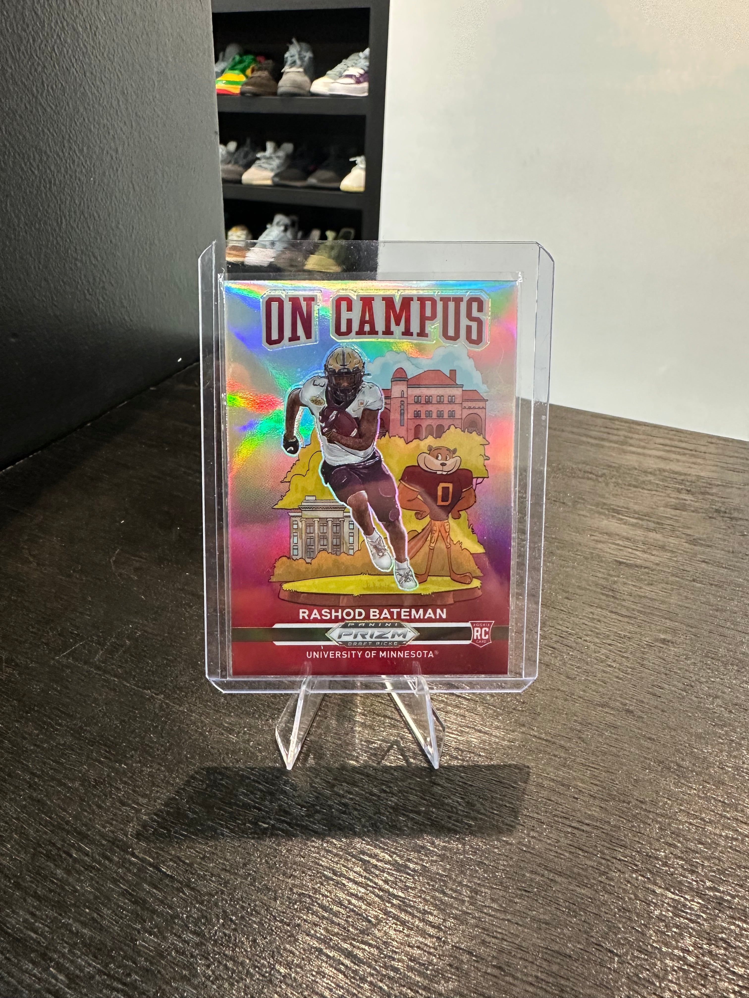 2021 Prizm Draft Picks Rashod Bateman ON CAMPUS SP