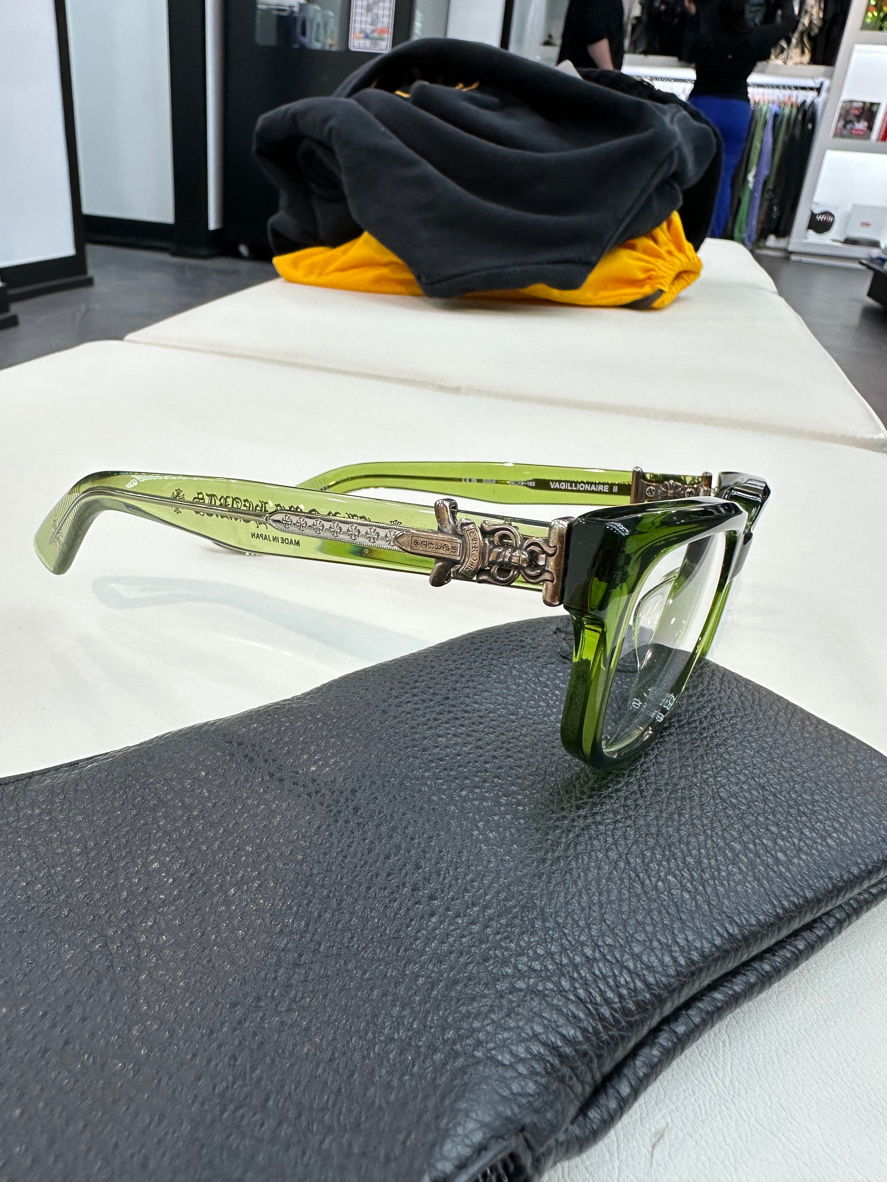 Chrome Hearts VAGILLIONAIRE II Glasses Green