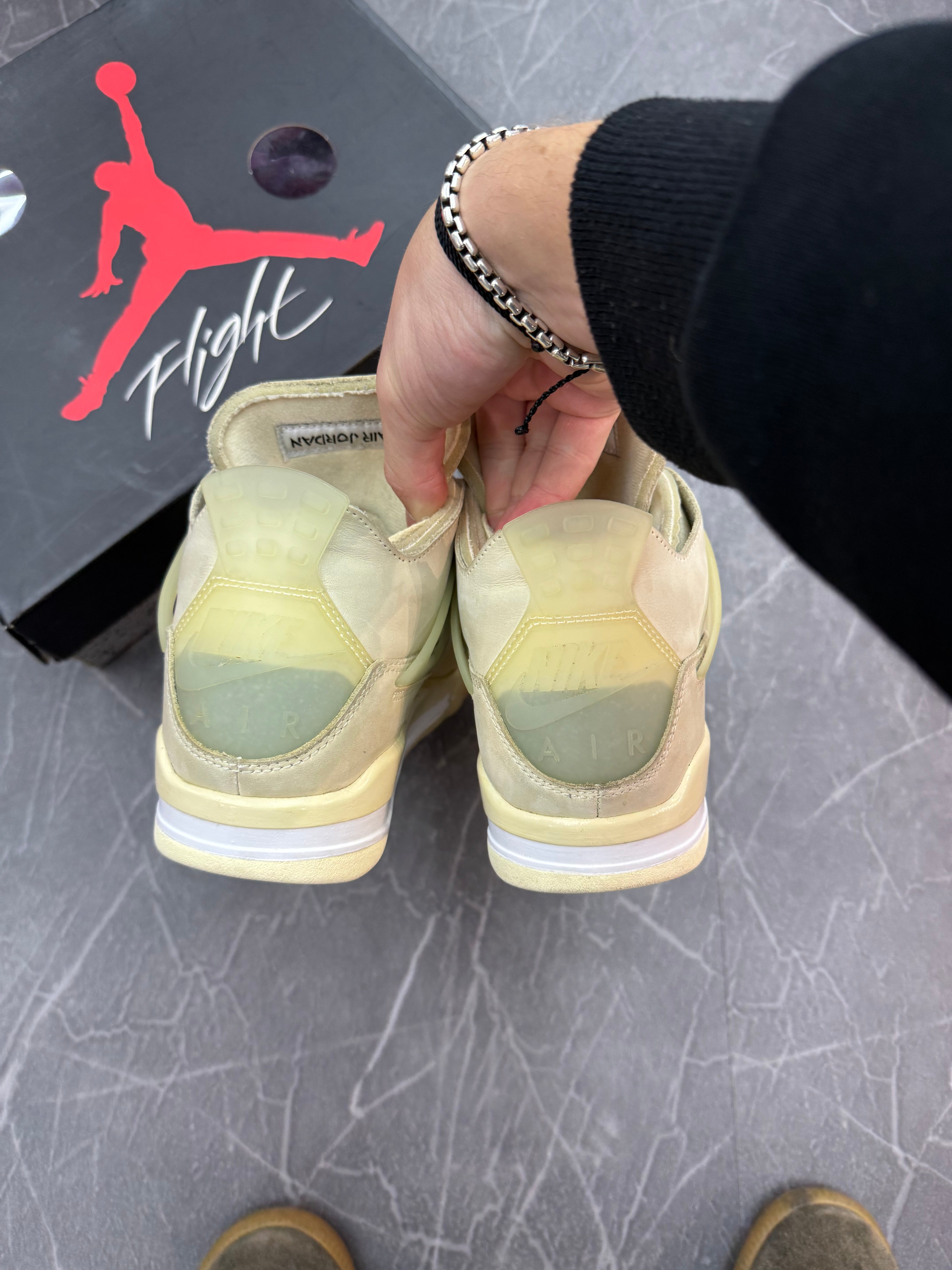Jordan 4 Off-White “Sail”