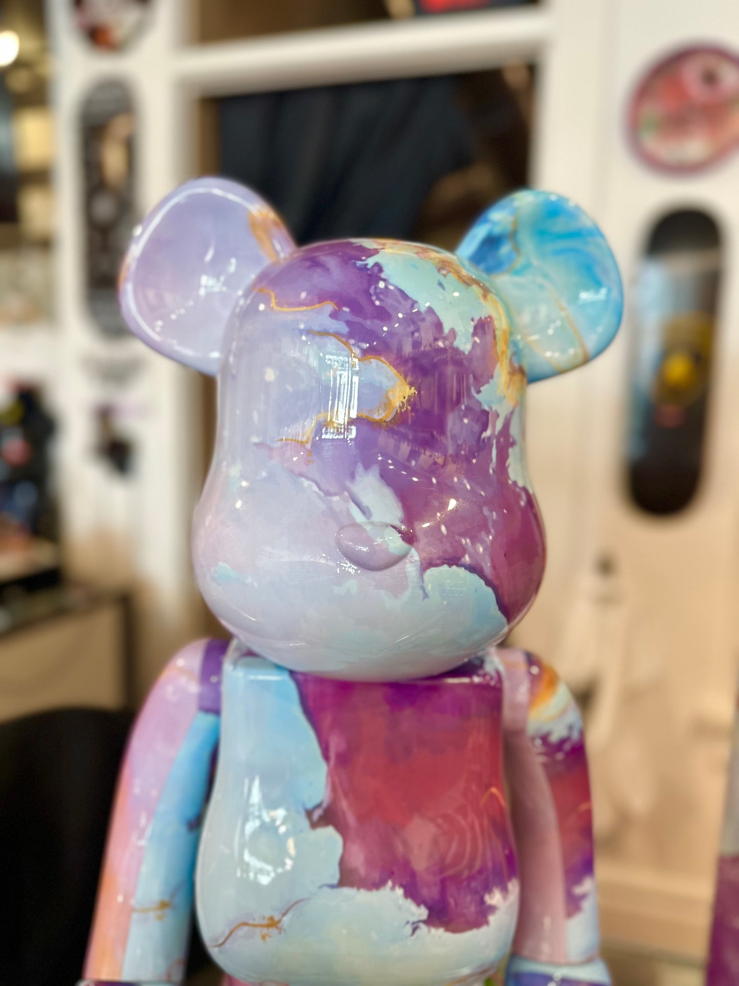BearBrick 1000% “Marble Pattern”