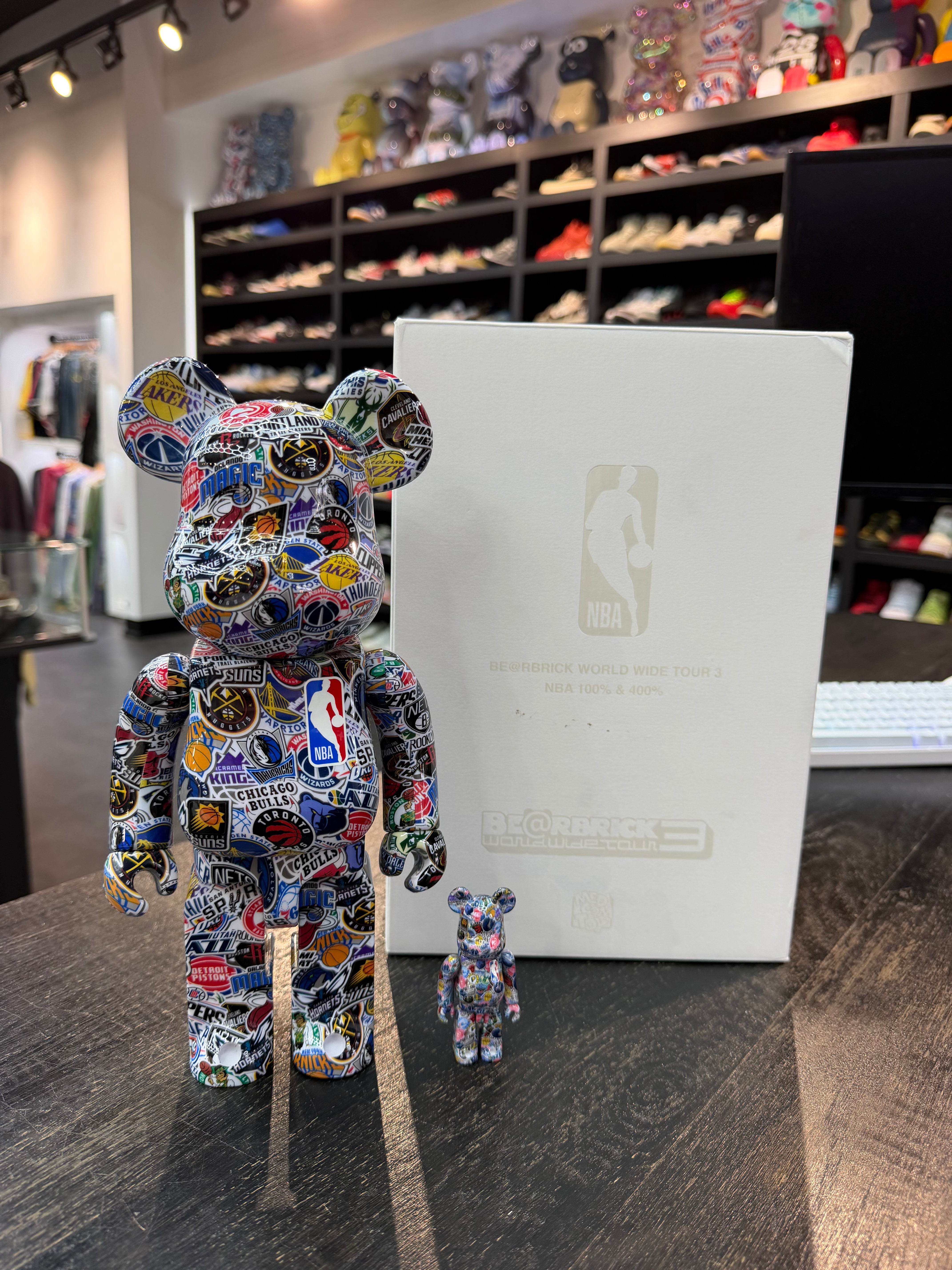 BearBrick 400% & 100% “NBA”