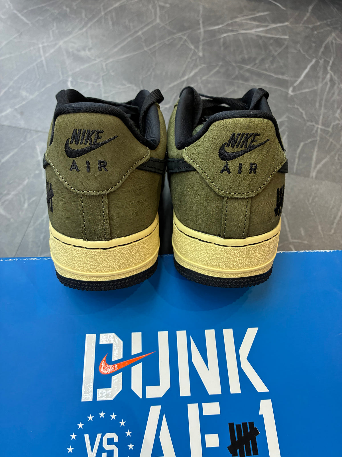 Nike Air Force 1 Undefeated Ballistic Dunk vs. AF1
