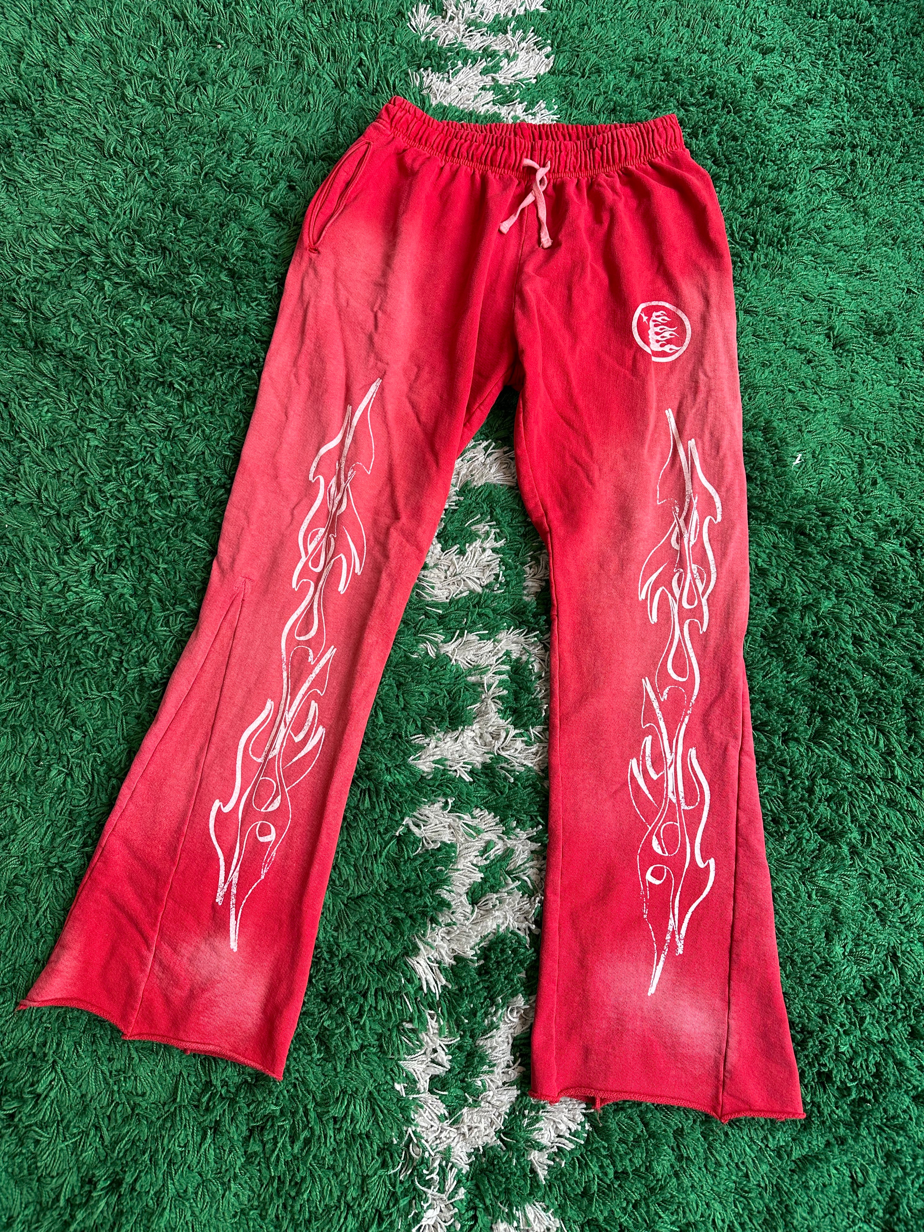 Hellstar Flair Sweatpants “Red”