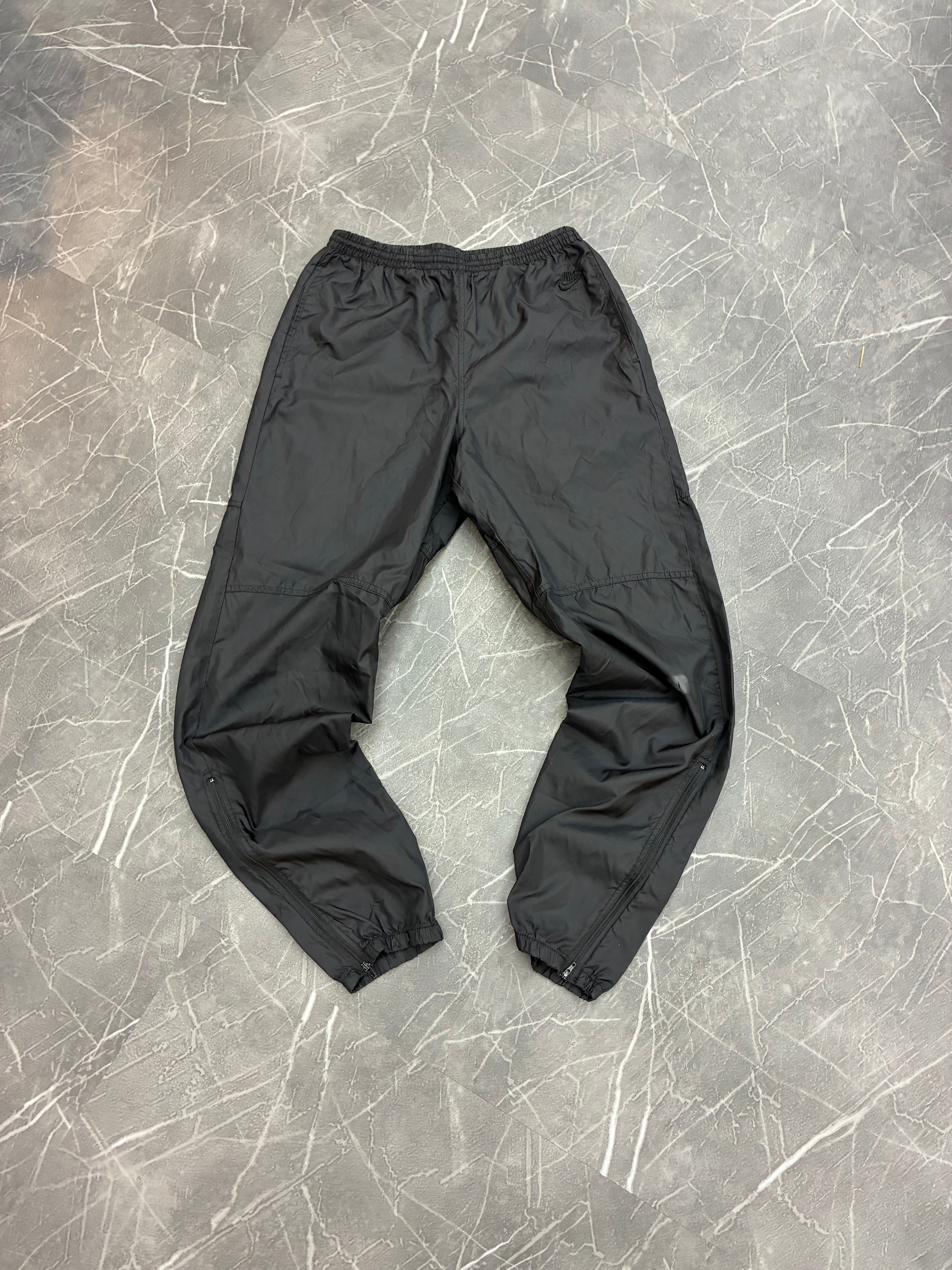 Vintage Nike Cuffed Track Pants Black(M)